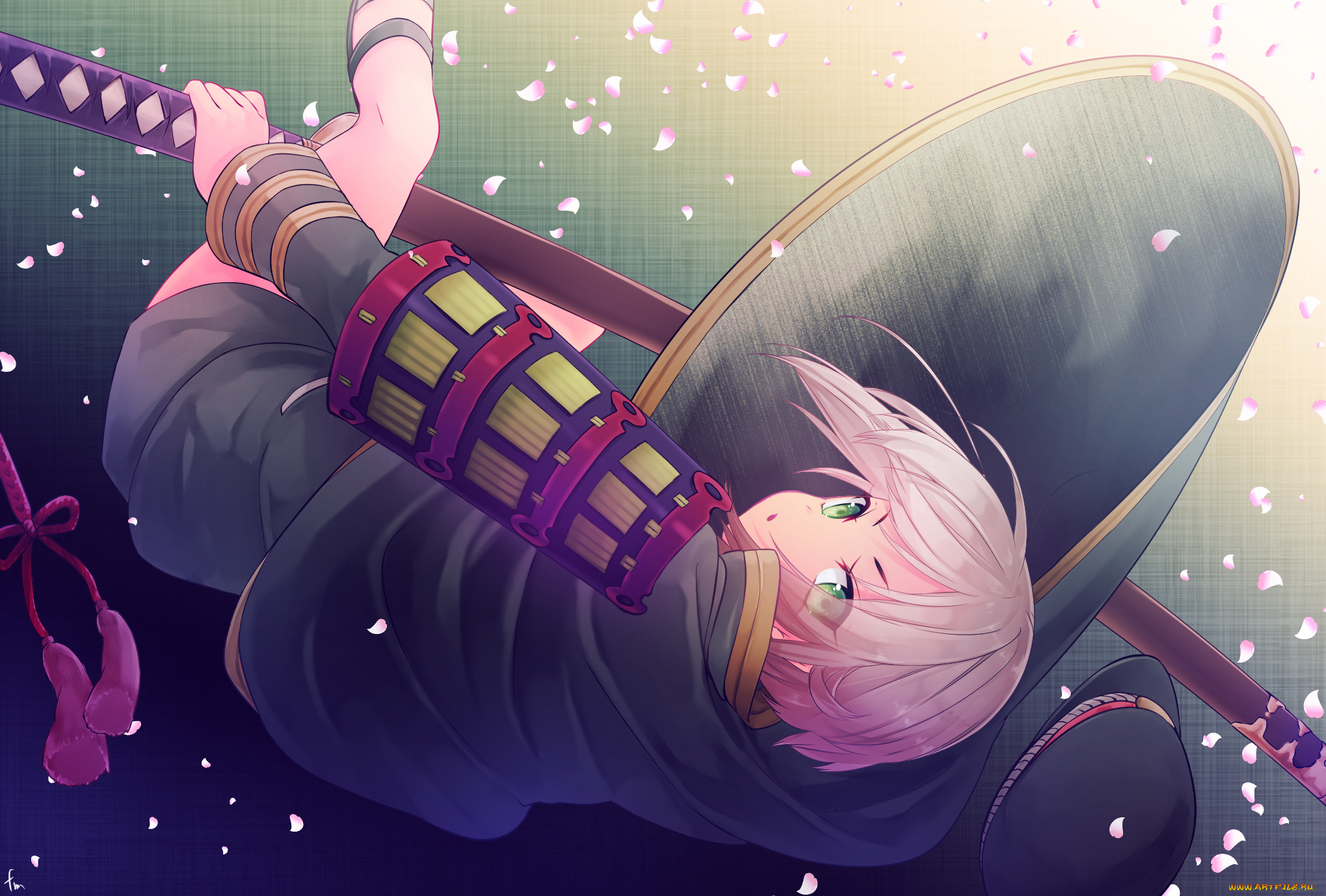 аниме, touken, ranbu, девушка