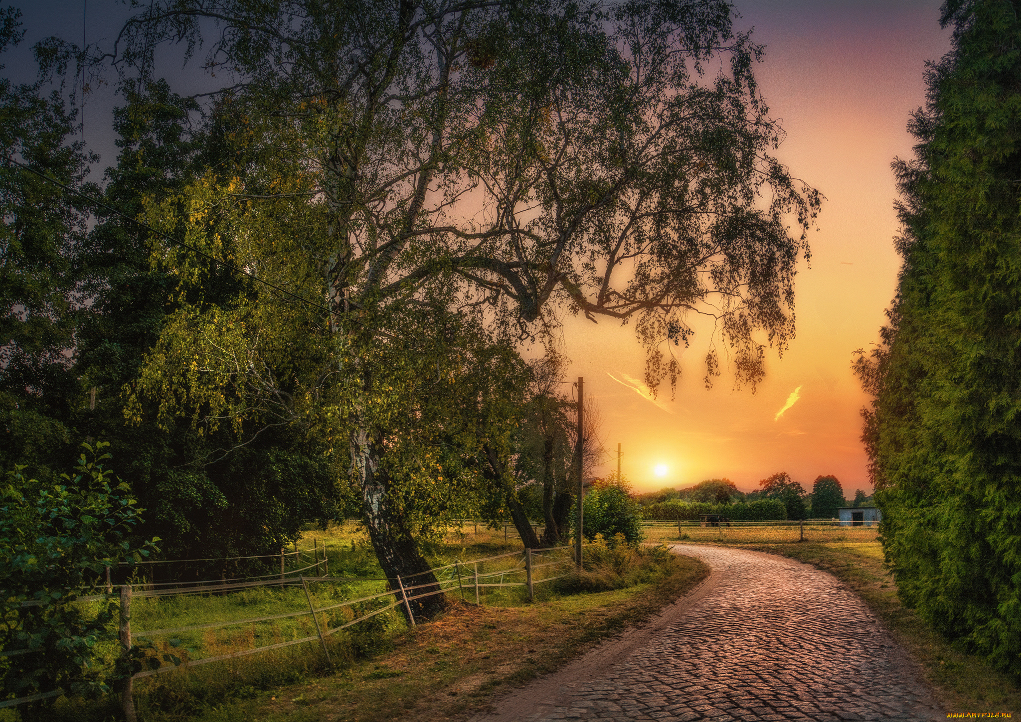 природа, восходы, закаты, простор