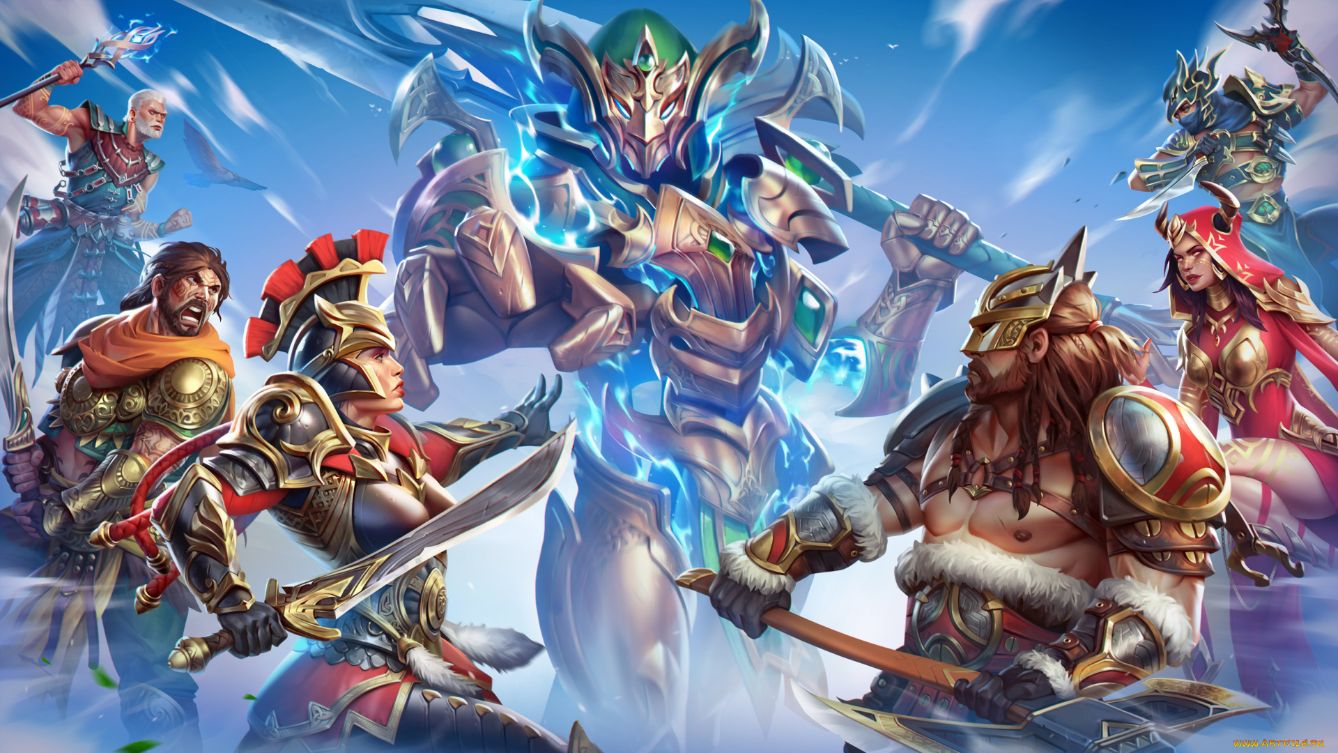 the, heavens, видео, игры, ---другое, воины