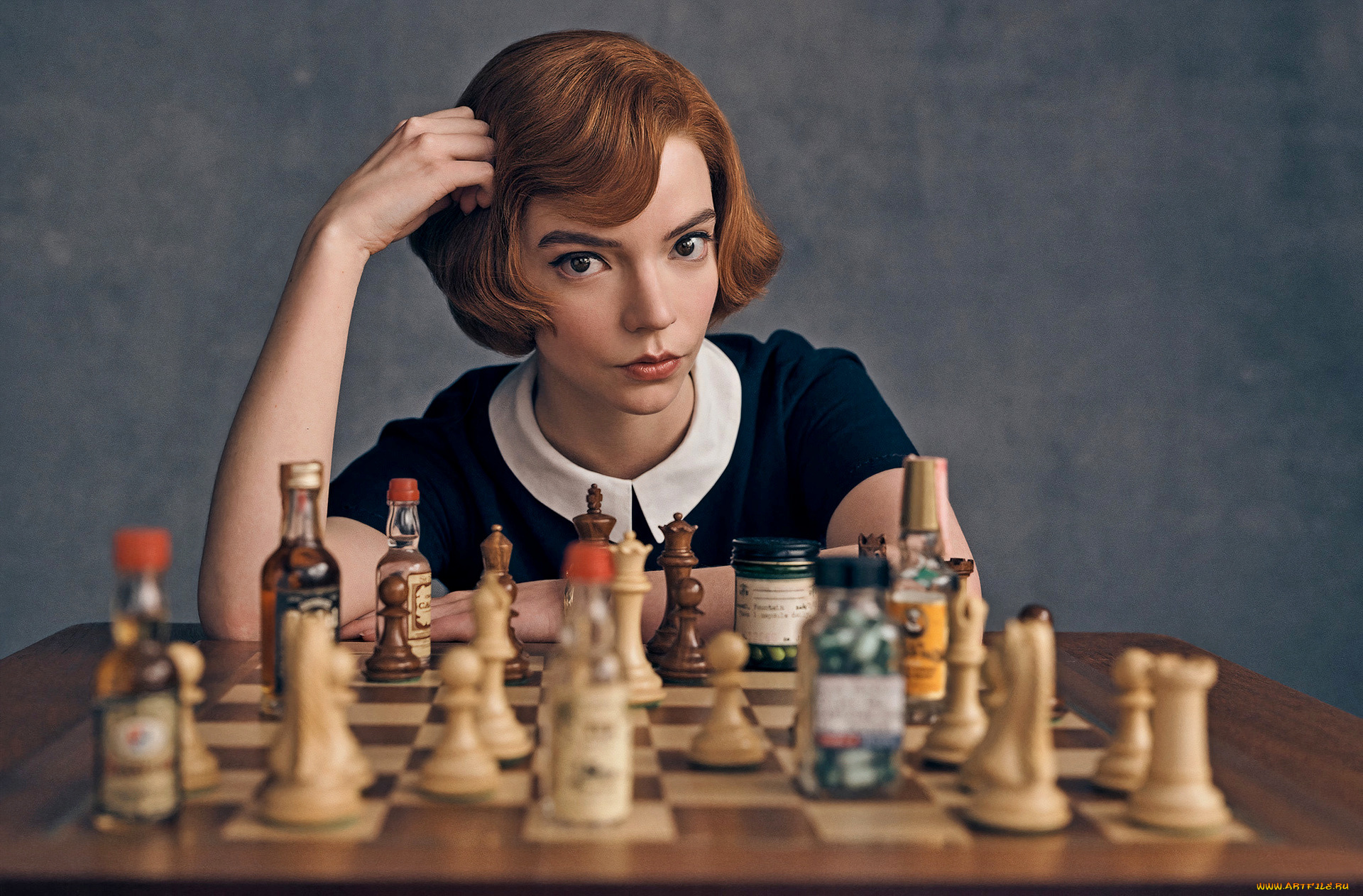 the, queen`s, gambit, , мини–сериал, 2020, кино, фильмы, the, queen`s, gambit, ход, королевы, netflix, драма, спорт, аня, тейлор, джой, anya, taylor, joy, beth, harmon, сериал