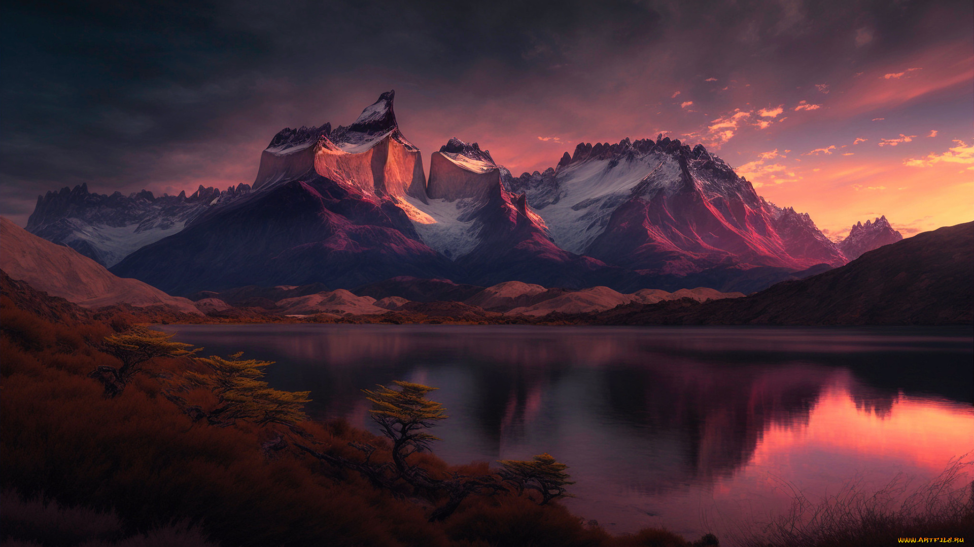 3д, графика, природа, , nature, пейзаж