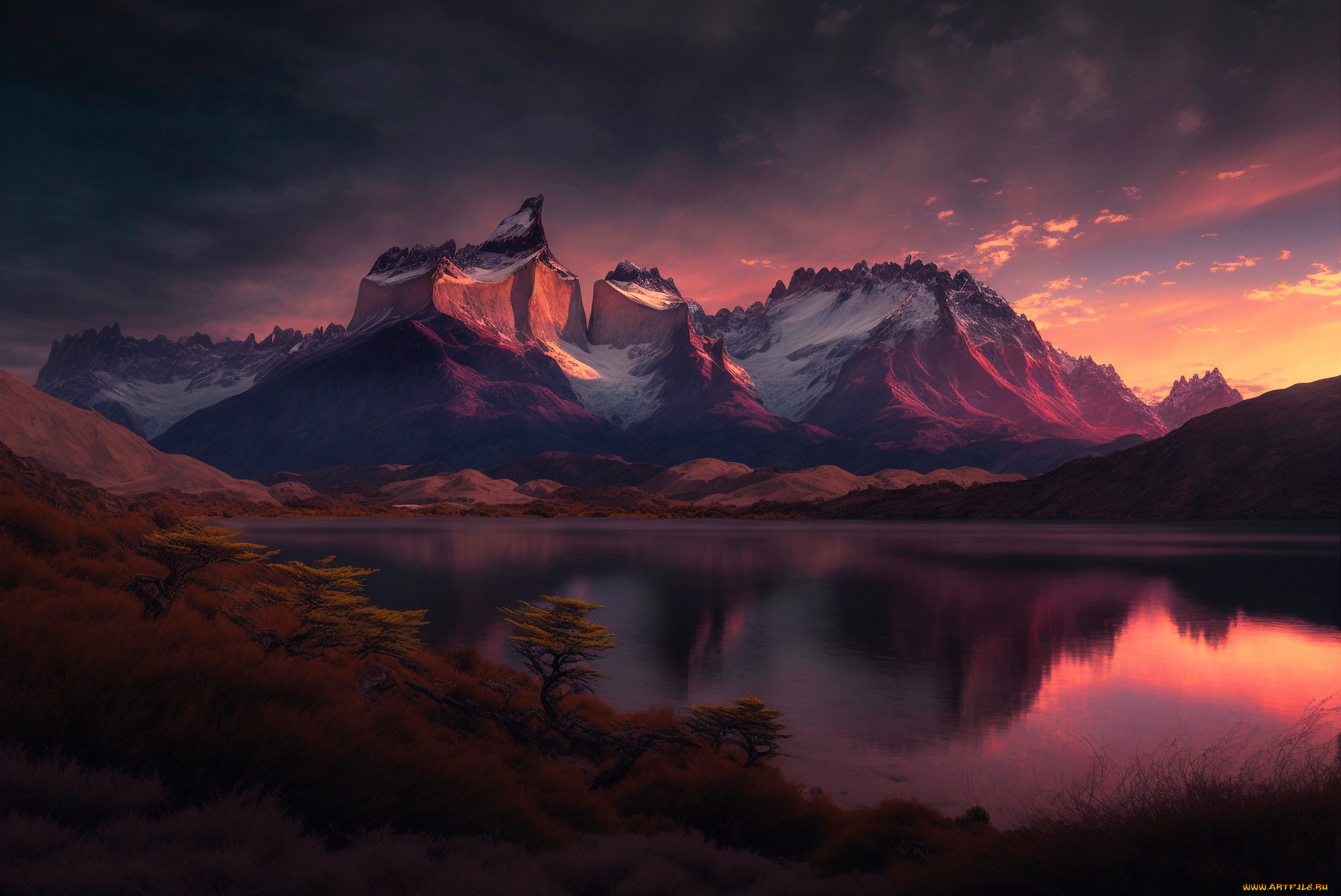 3д, графика, природа, , nature, пейзаж