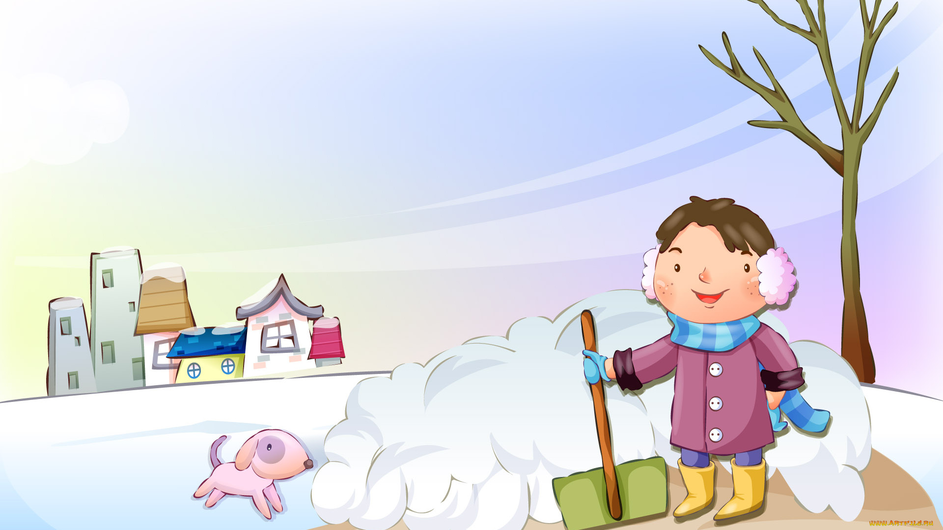 рисованные, дети