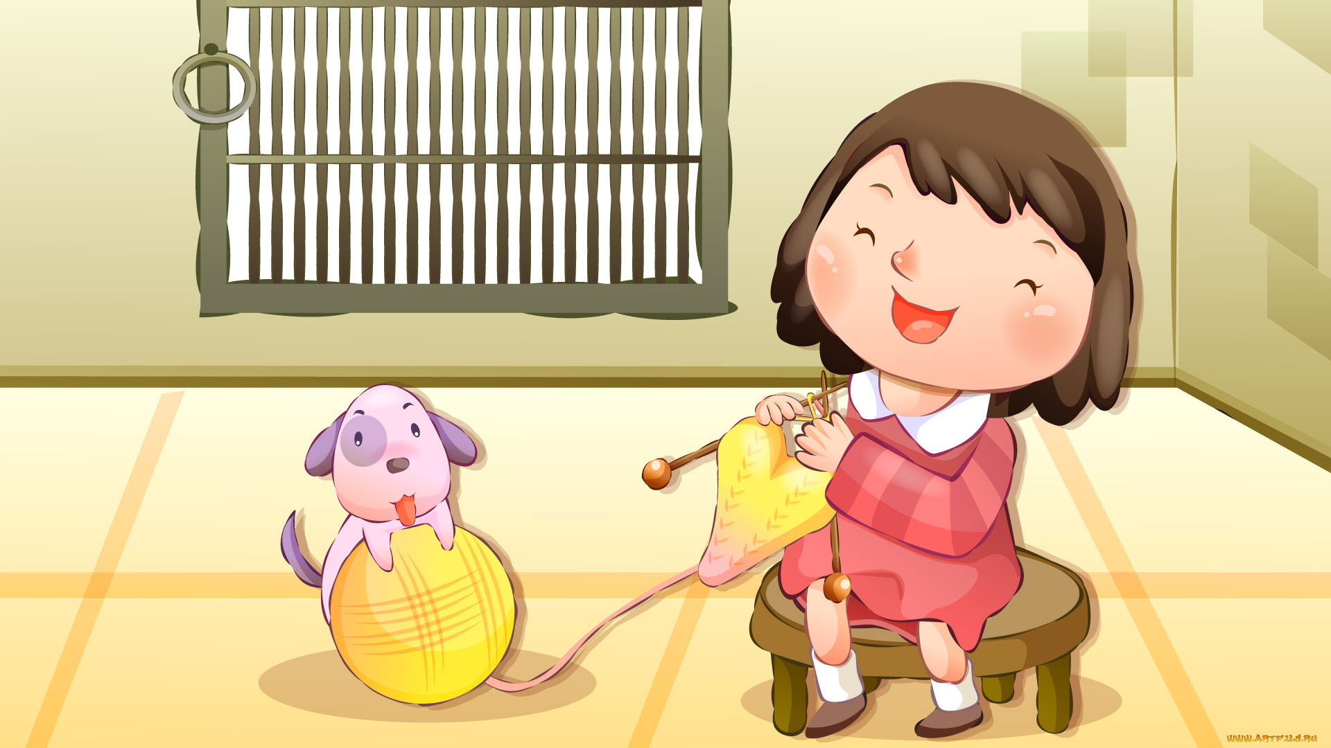 рисованные, дети