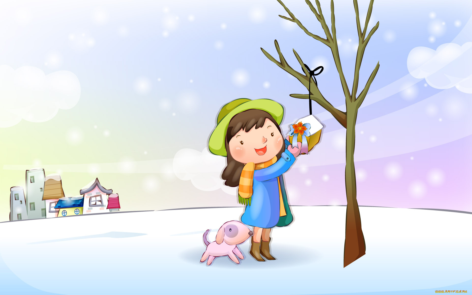 рисованные, дети