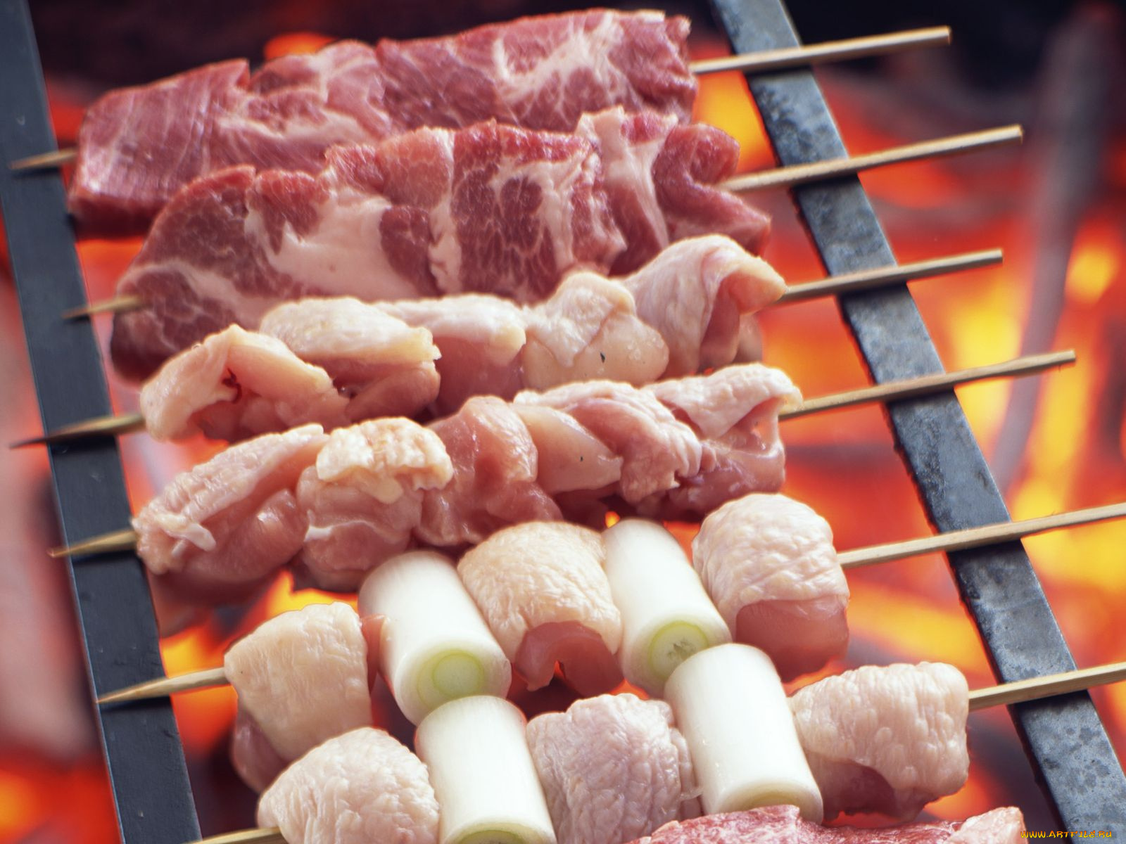 еда, шашлык, барбекю