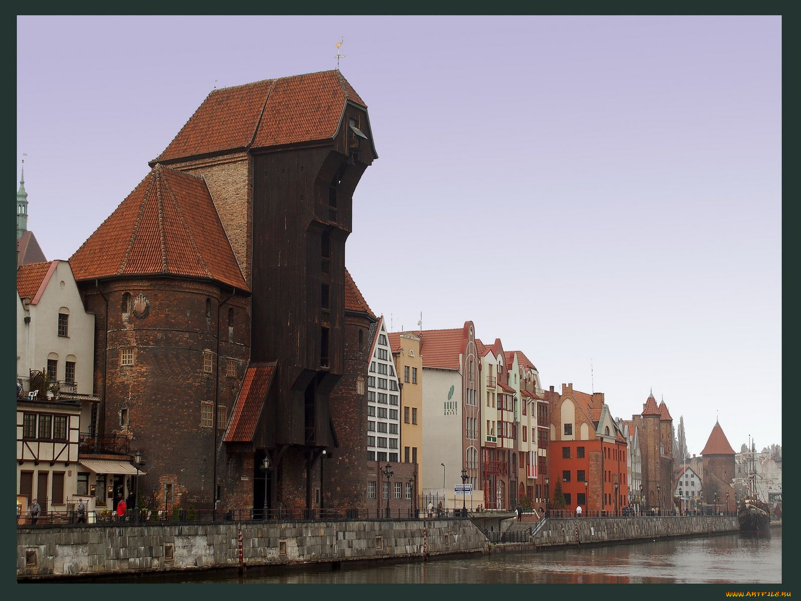 города, гданьск, польша