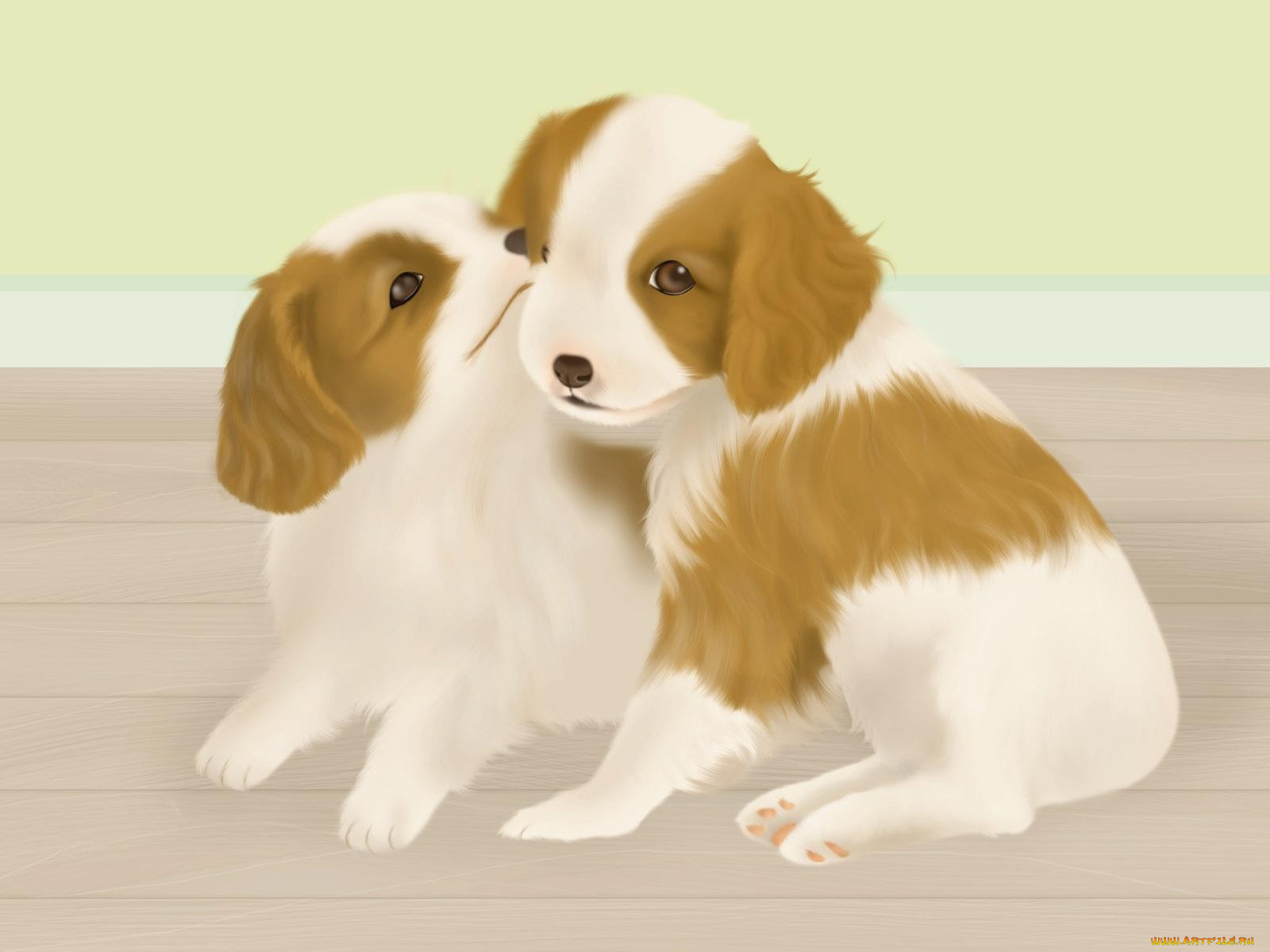 рисованные, животные