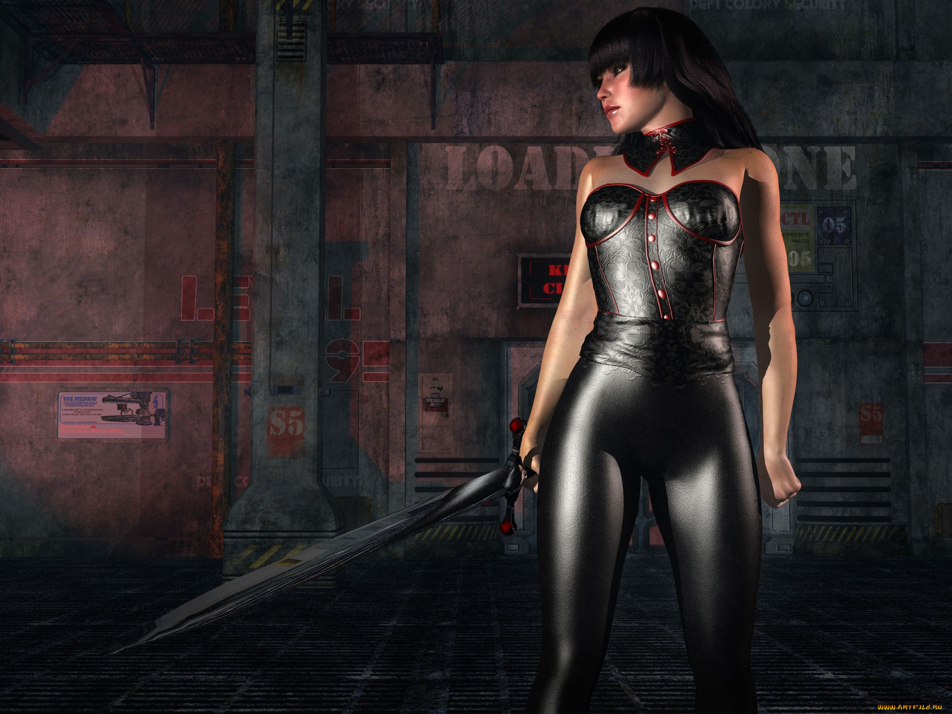 3д, графика, amazon, амазонки, чеч, девушка