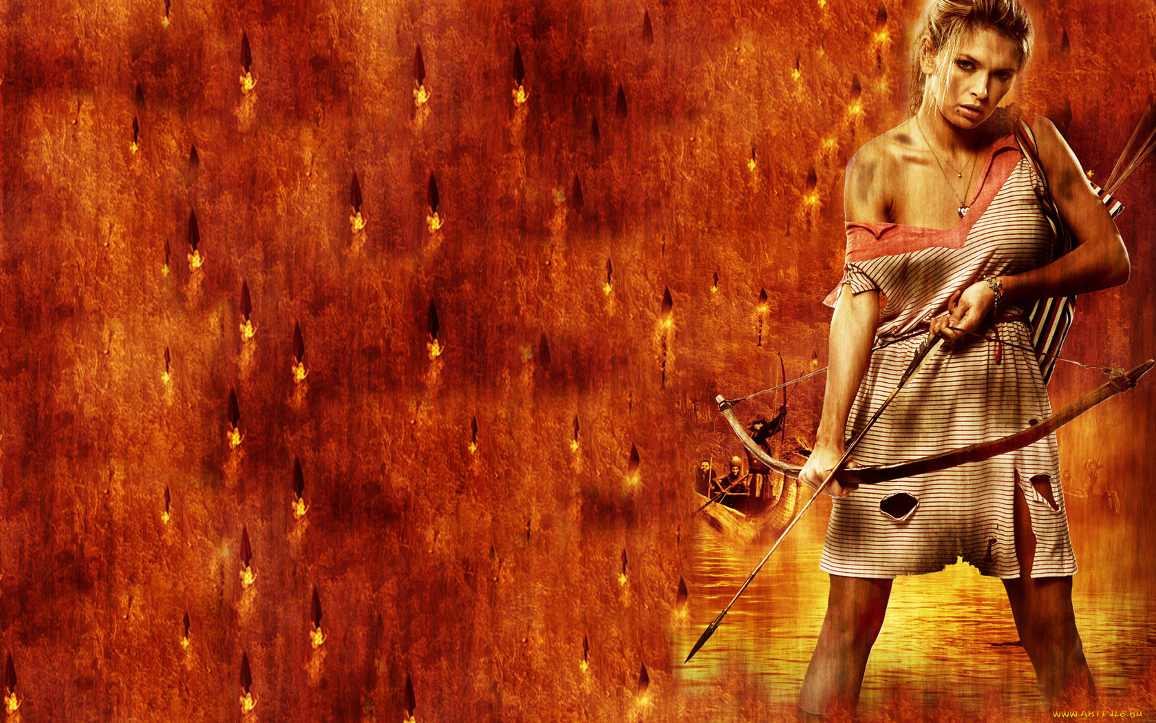 джунгли, кино, фильмы, огонь, стрела, вера, брежнева, лук