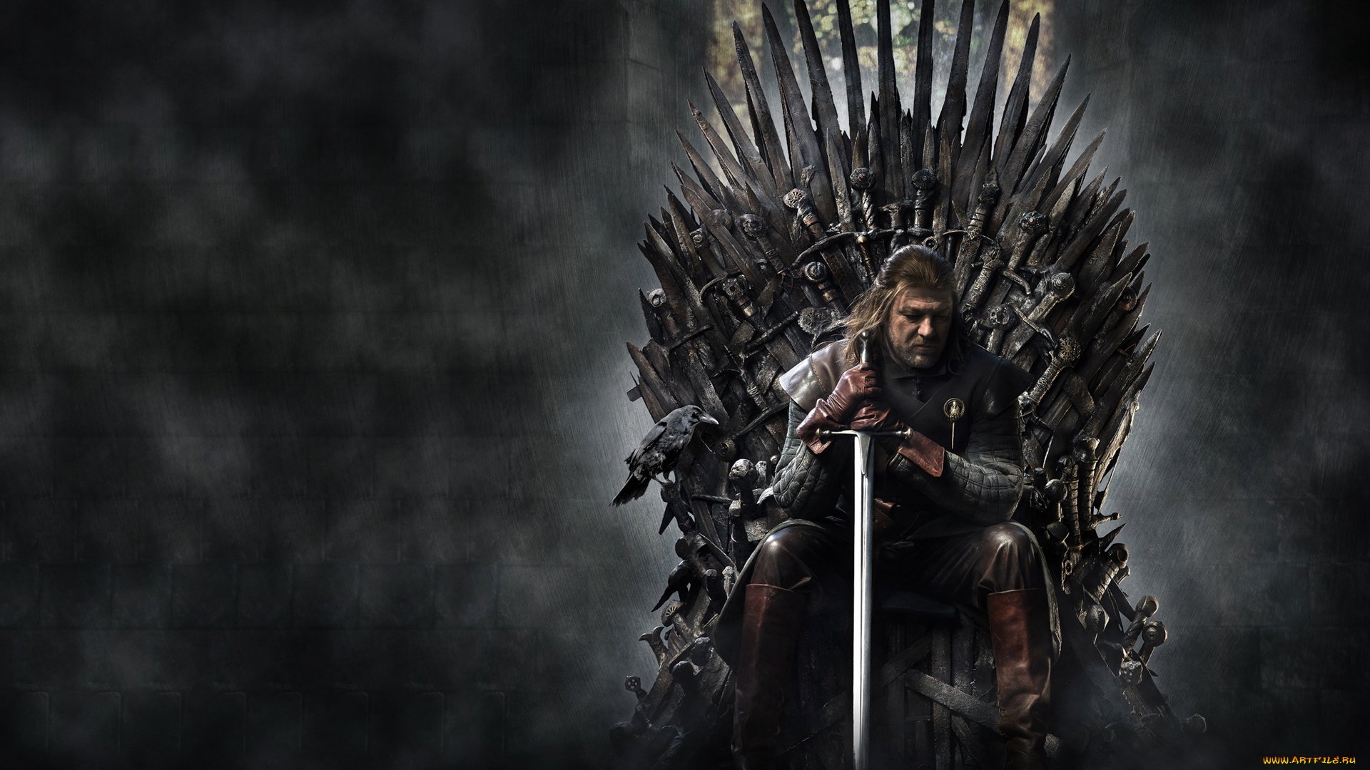 игра, престолов, кино, фильмы, game, of, thrones, сериал, шон, бин, eddard, stark, меч, трон