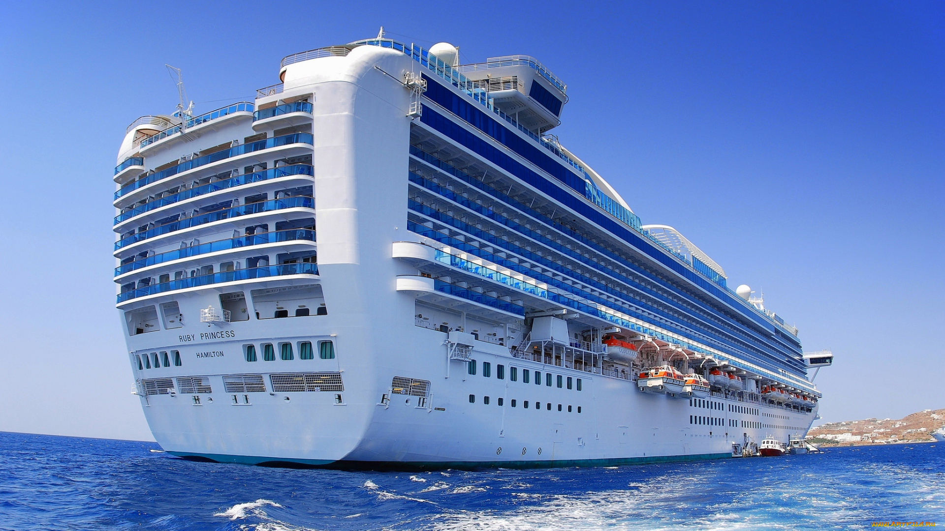 корабли, лайнеры, круиз, большой