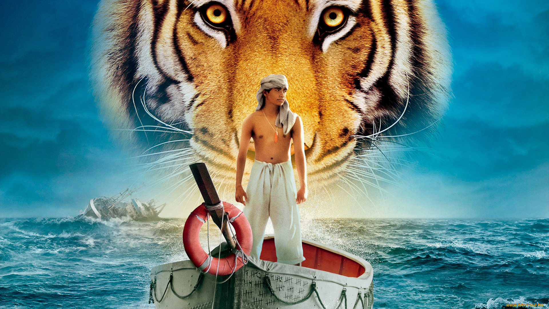 жизнь, пи, кино, фильмы, life, of, pi, тигр