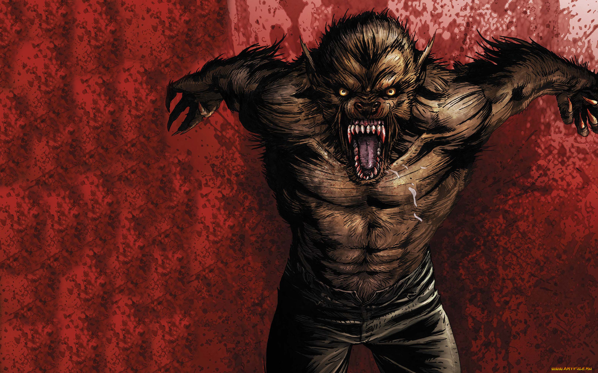 оборотень, фэнтези, существа, волк, вервольф