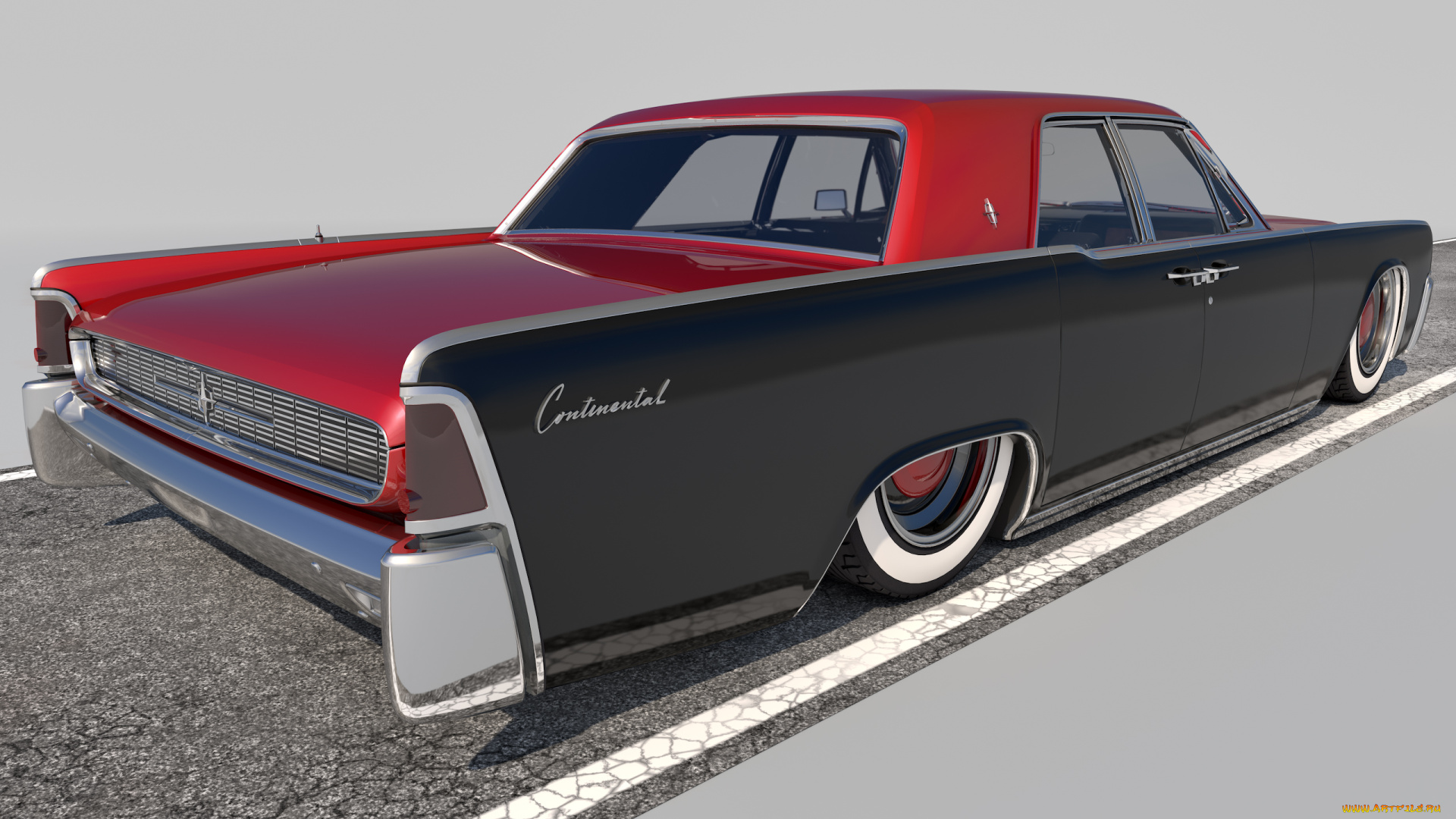 автомобили, 3д, 1962, lincoln