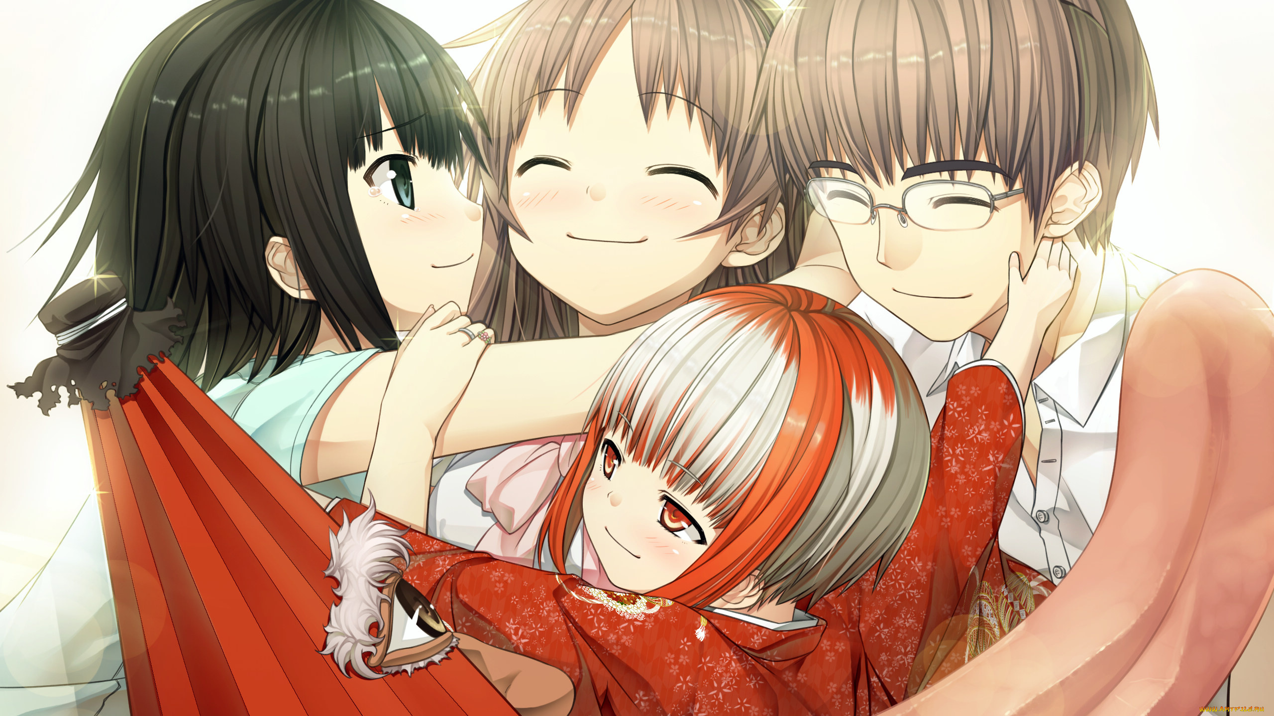 monobeno, аниме, девушки