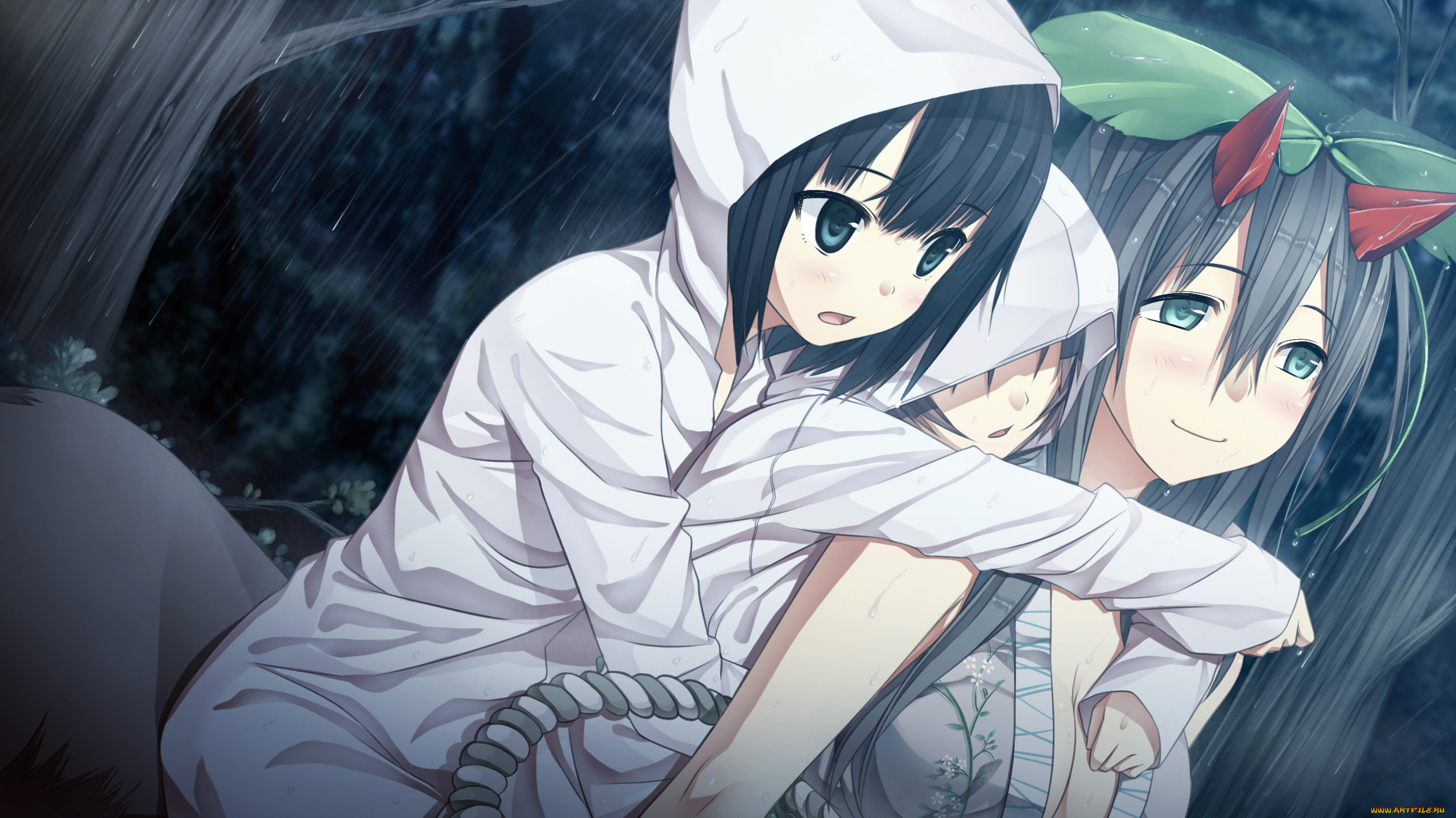 monobeno, аниме, девушки