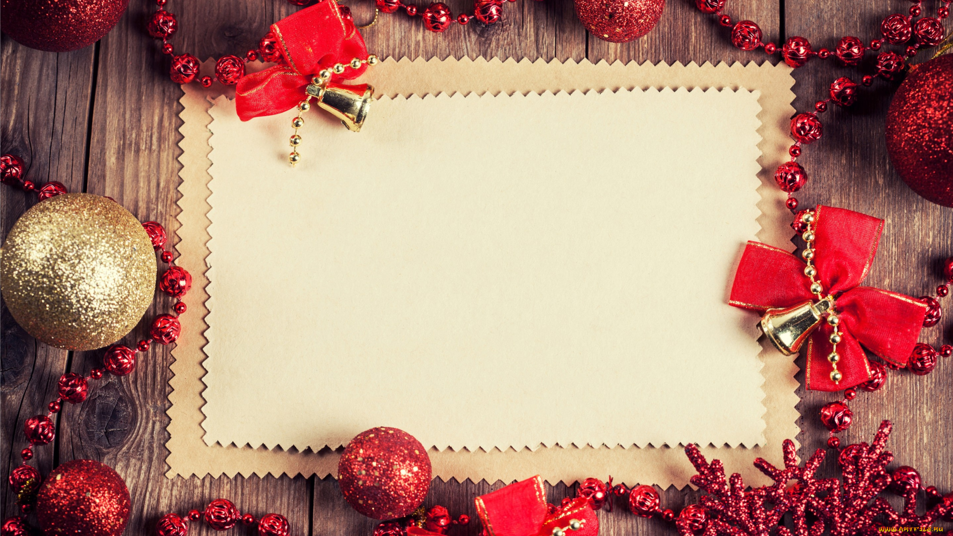 праздничные, украшения, christmas, balls, decoration, новый, год, рождество, банты, шары, рамка, merry