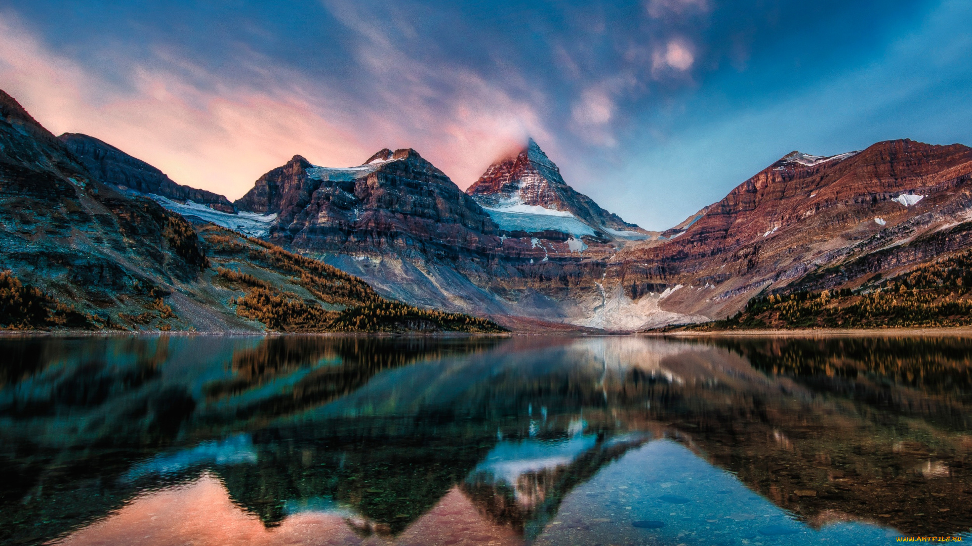 природа, реки, озера, отражение, озеро, горы