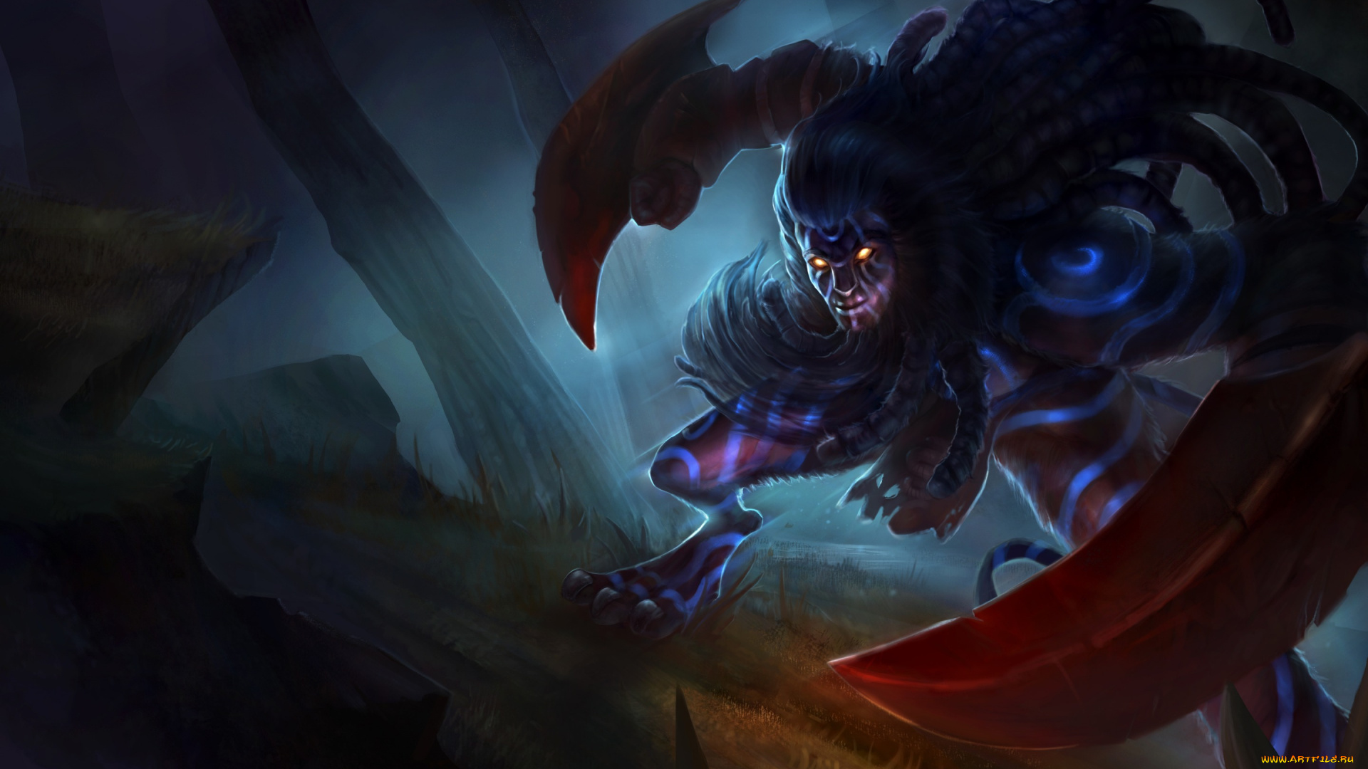 видео, игры, heroes, of, newerth, герои, новоземья, heroes, of, newerth, hon, night, hound, nighthound