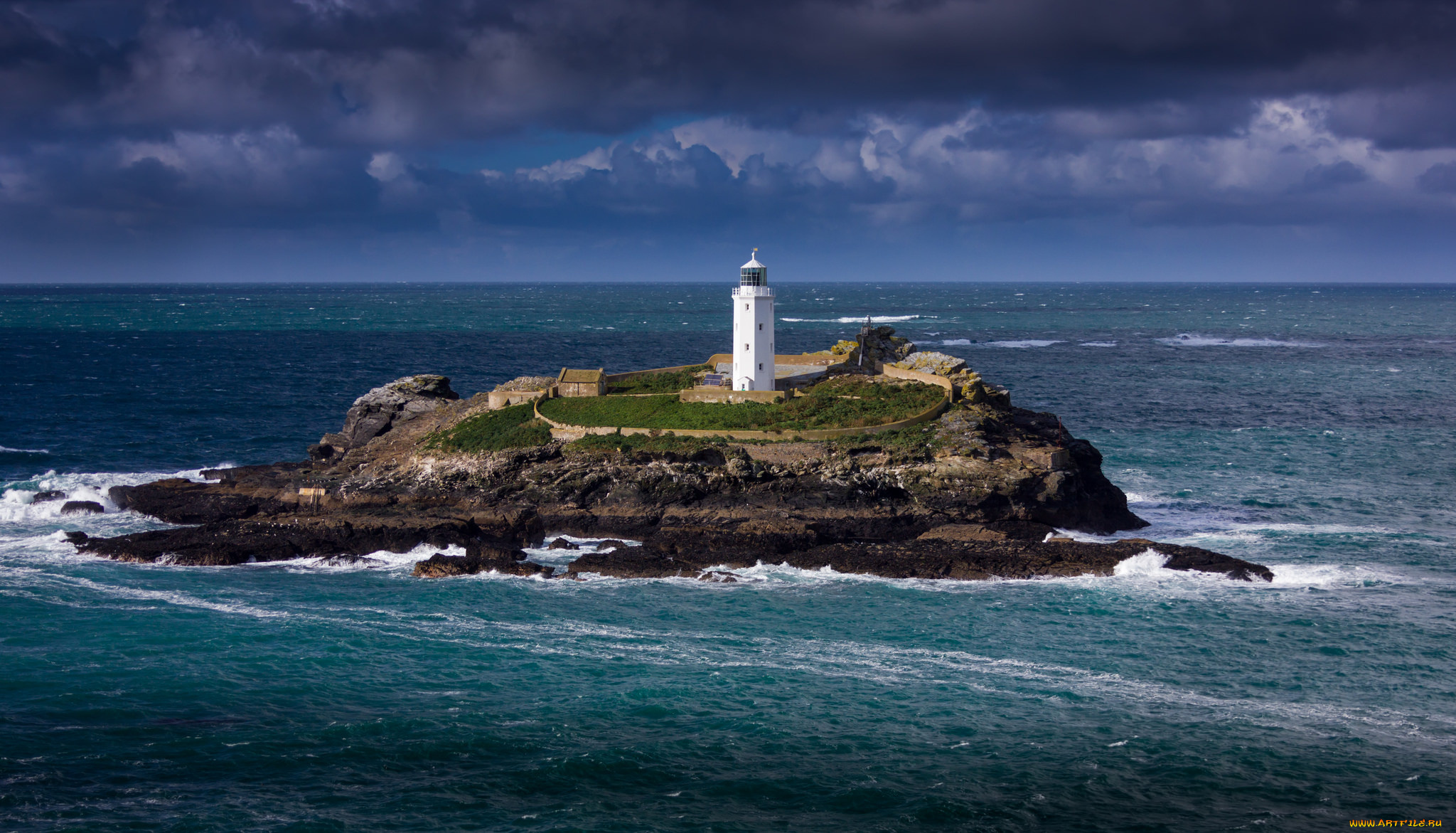 природа, маяки, маяк, остров, океан