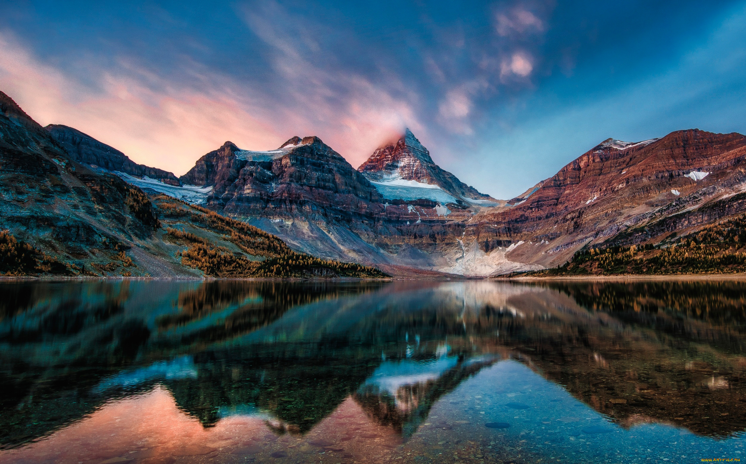 природа, реки, озера, отражение, озеро, горы