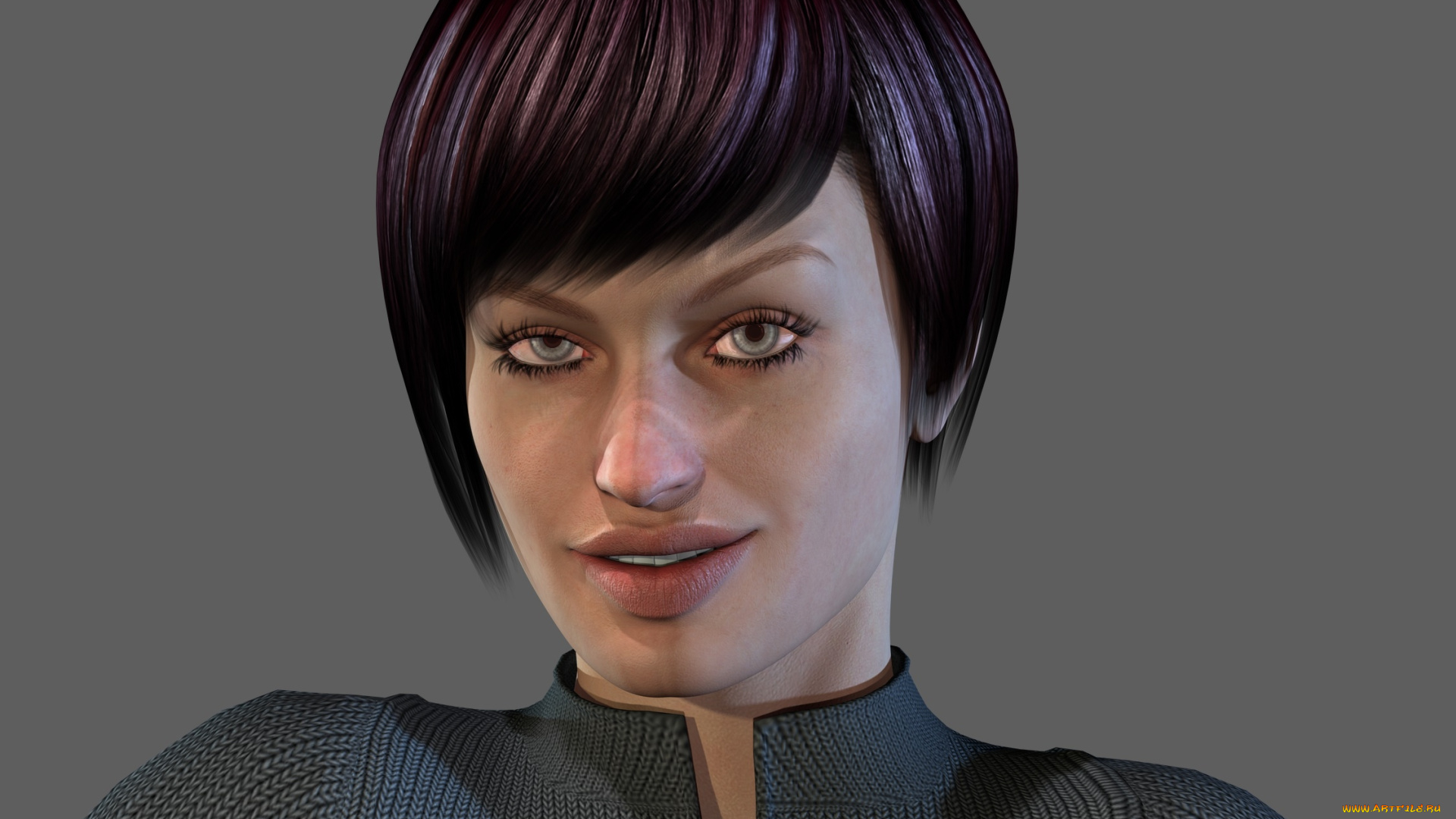 3д, графика, портрет, , portraits, фон, девушка, взгляд