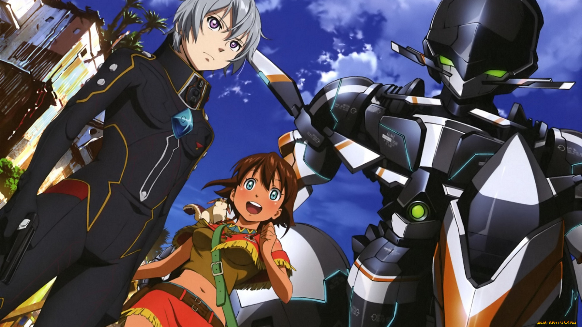 аниме, suisei, no, gargantia, suisei, no, gargantia, гаргантия, меха, red, amy, chamber