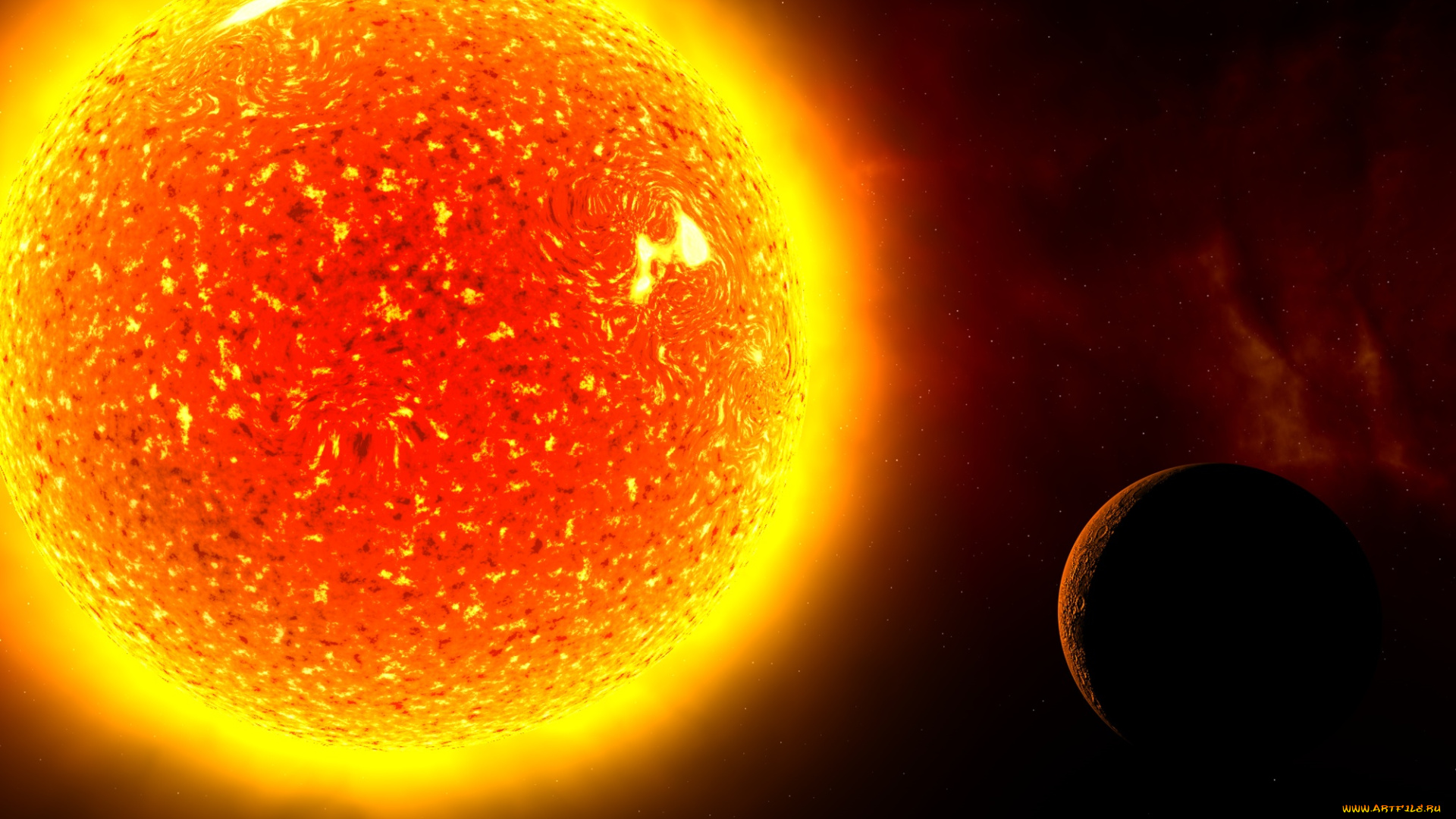 космос, солнце, вселенная, звезды, галактика, планеты