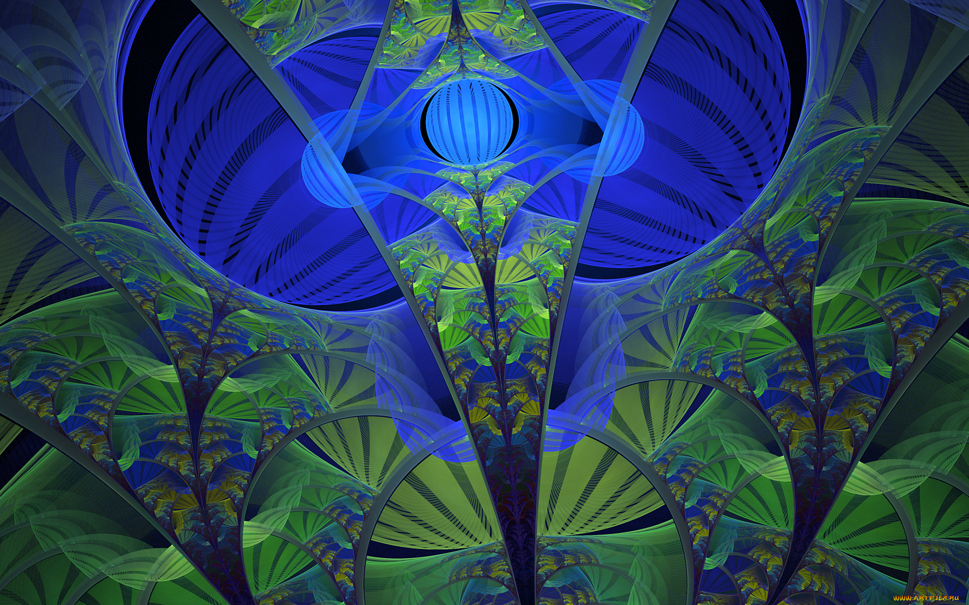 3д, графика, фракталы, , fractal, узор, фон, цвета