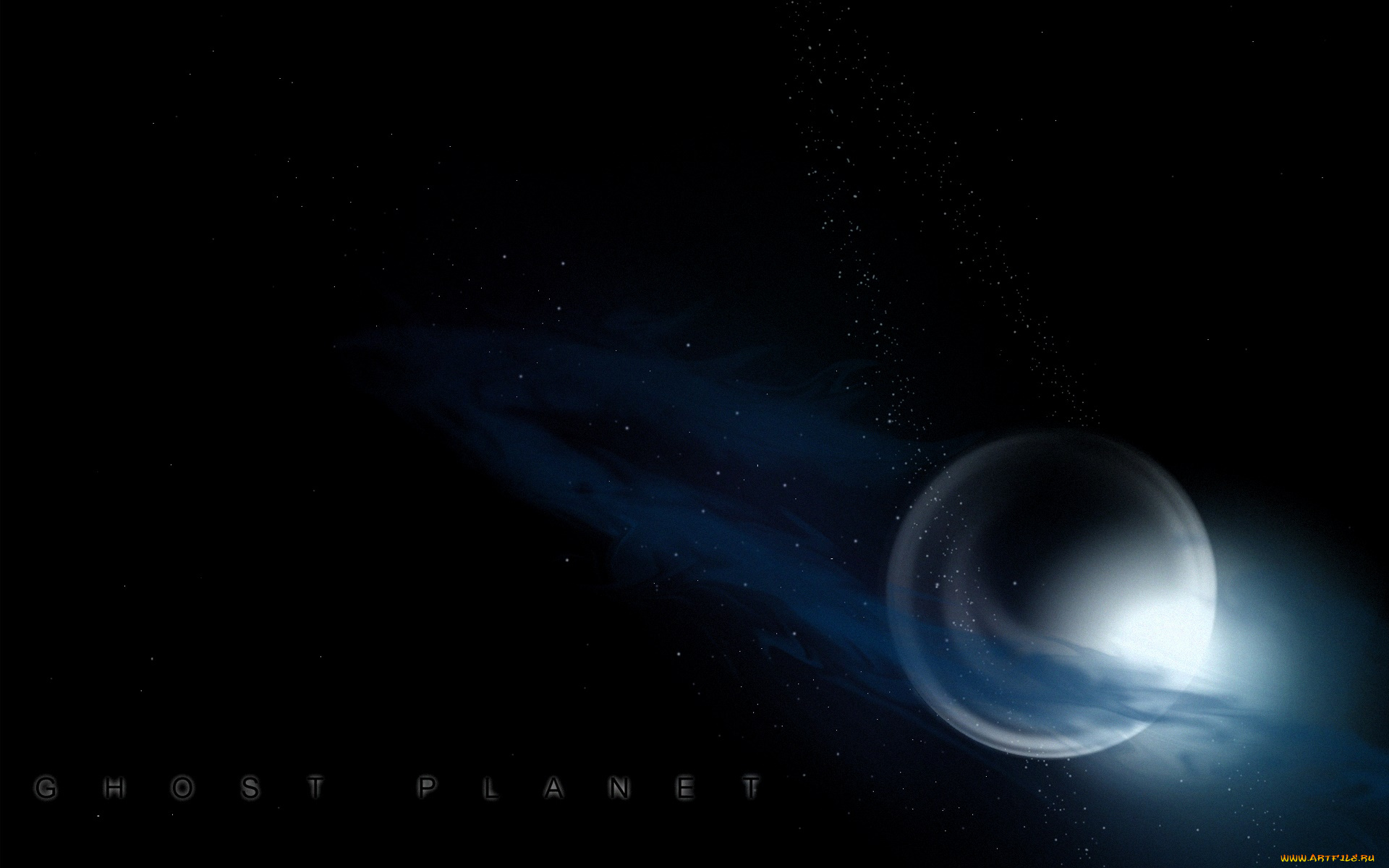 космос, арт, планета, галактика, вселенная, звезды