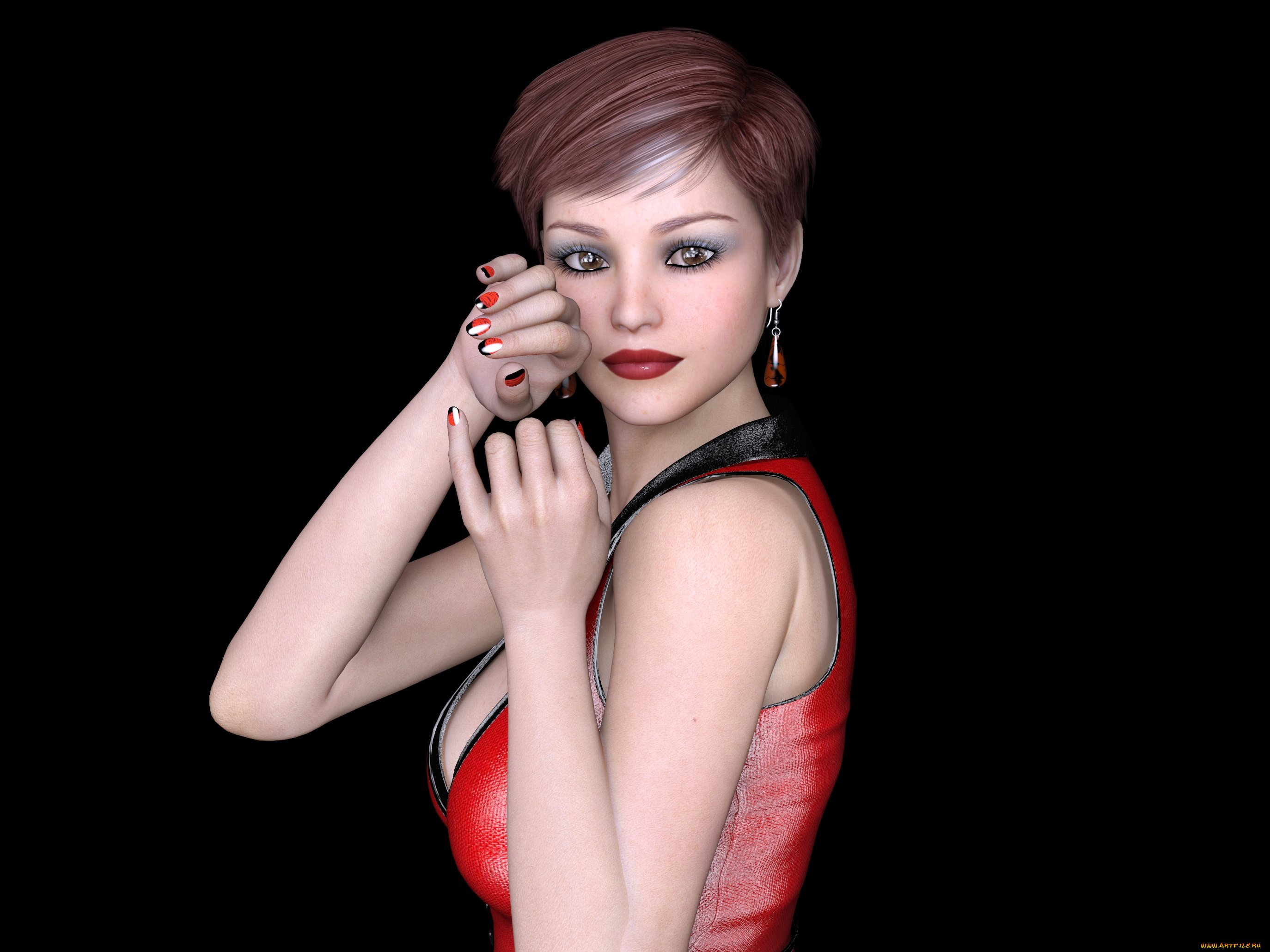 3д, графика, люди, , people, фон, девушка, взгляд