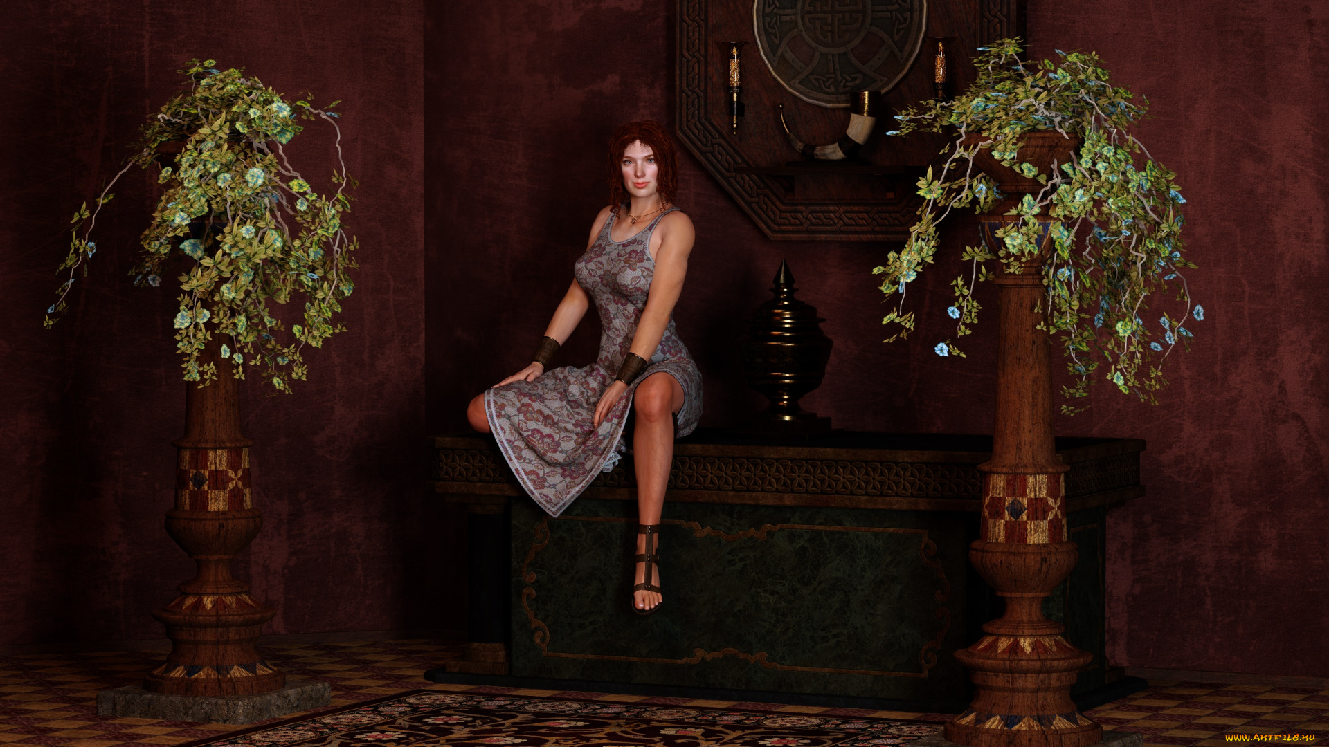 3д, графика, люди, , people, фон, взгляд, девушка