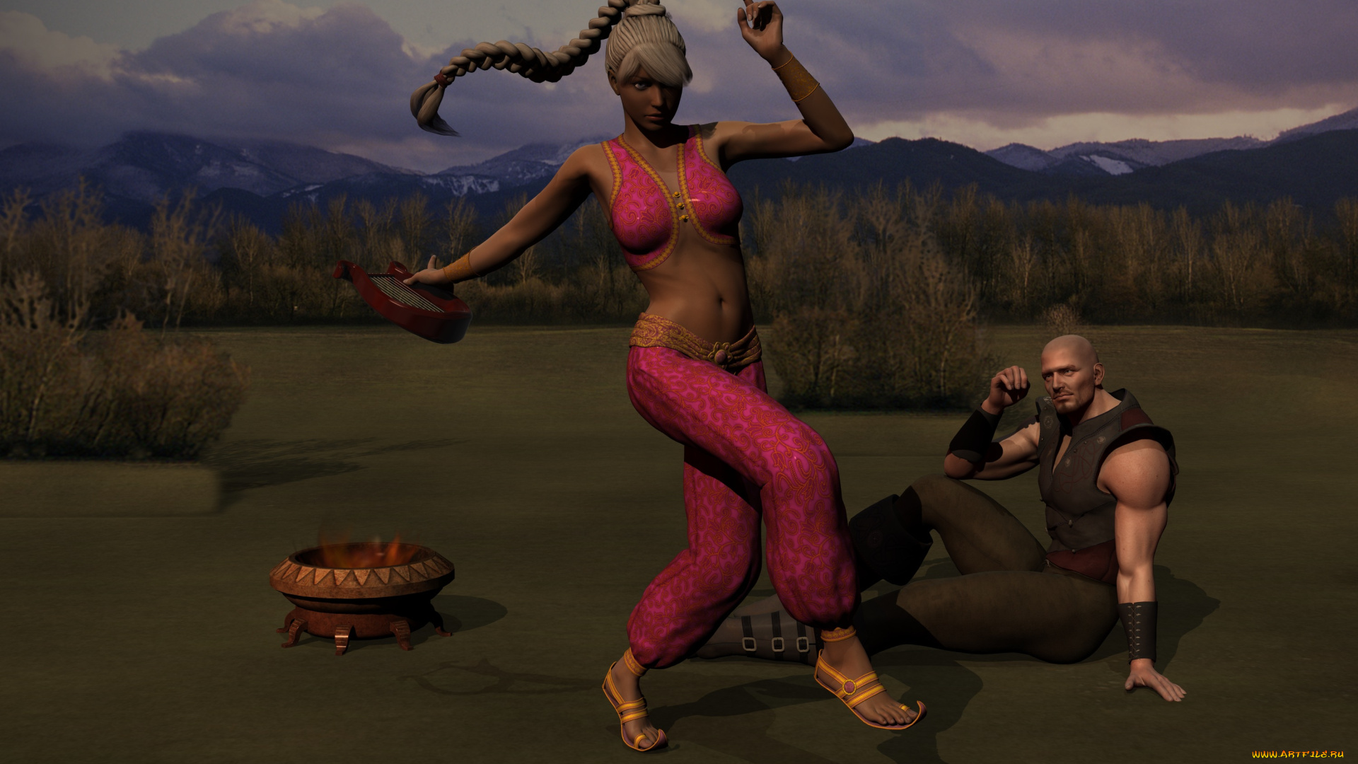 3д, графика, люди, , people, фон, взгляд, девушка