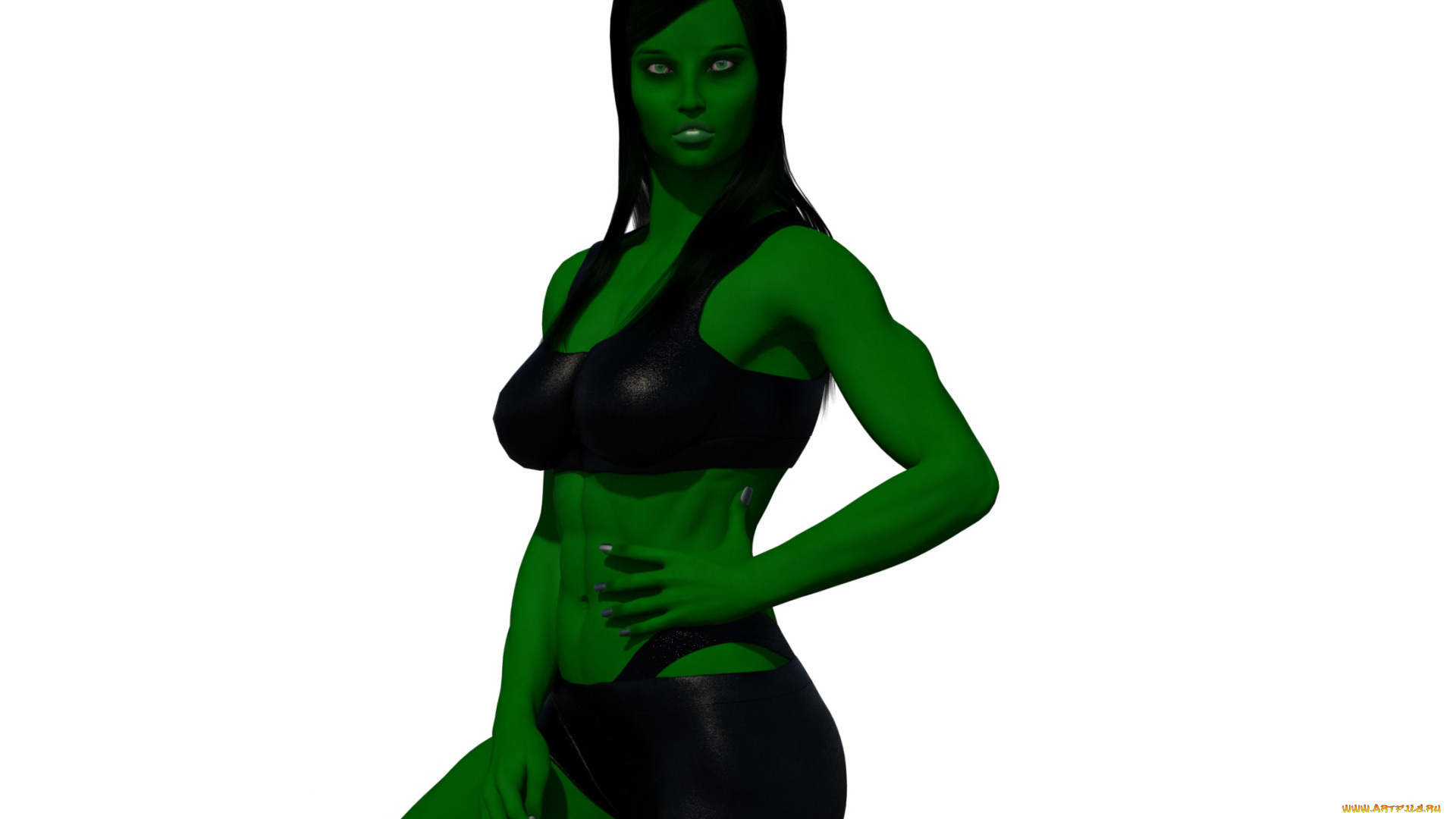 3д, графика, существа, , creatures, халк, фон, взгляд