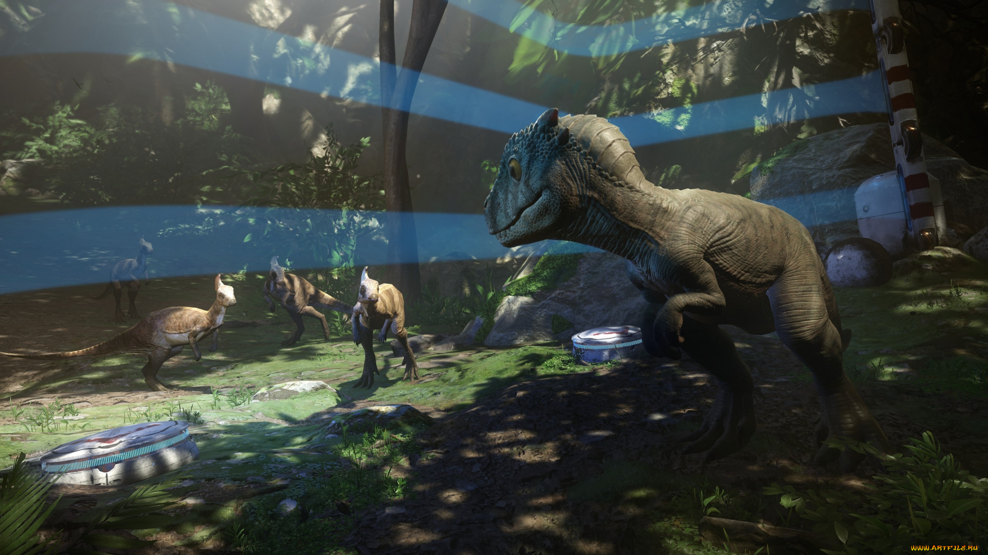 robinson, the, journe, видео, игры, фон, дракон