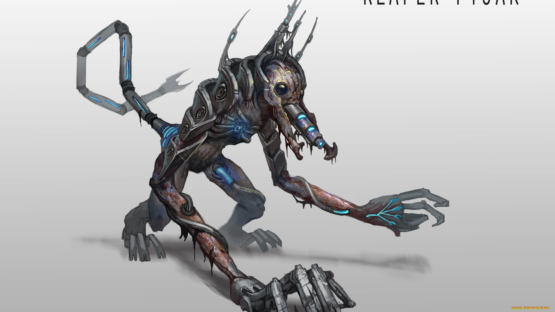 видео, игры, mass, effect, фон, существо