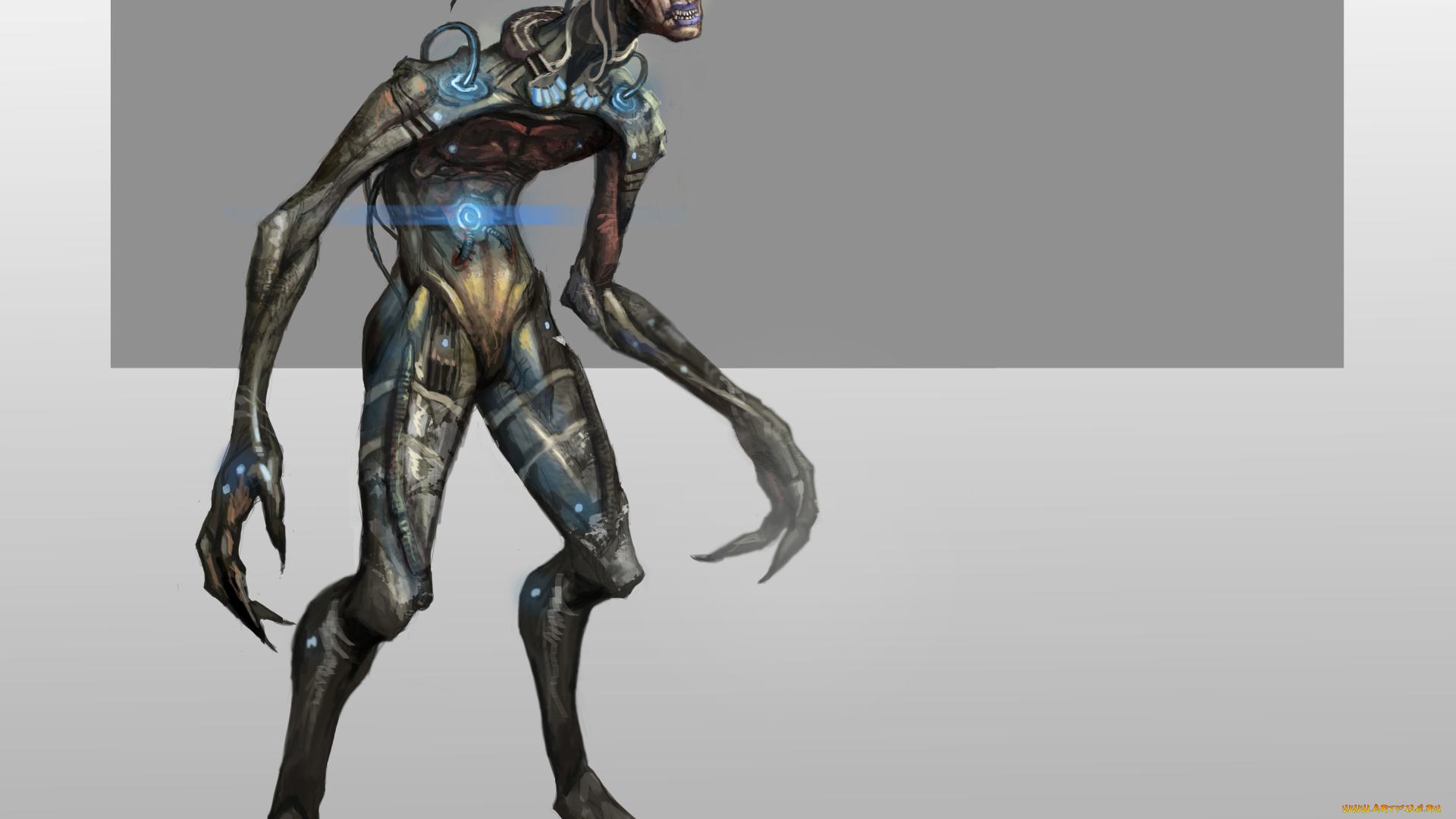 видео, игры, mass, effect, фон, существо