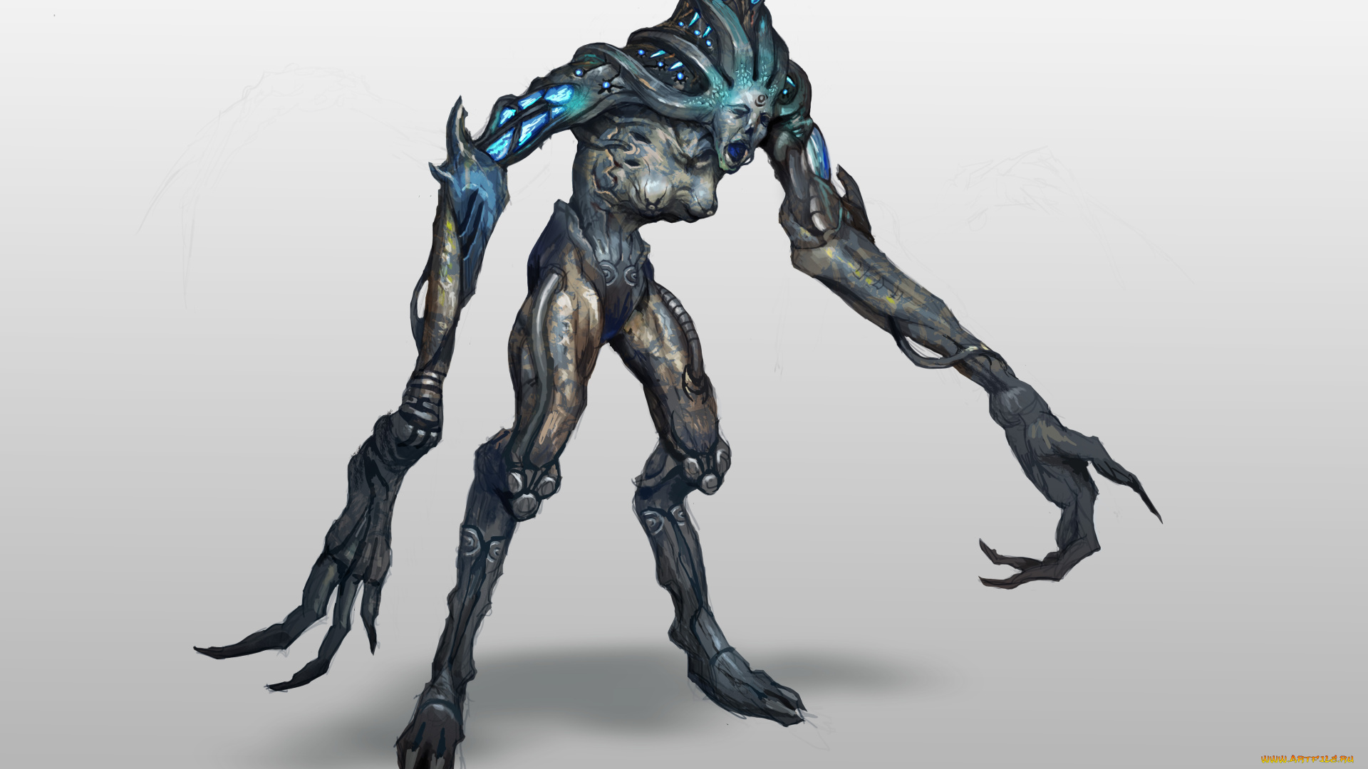 видео, игры, mass, effect, существо, фон