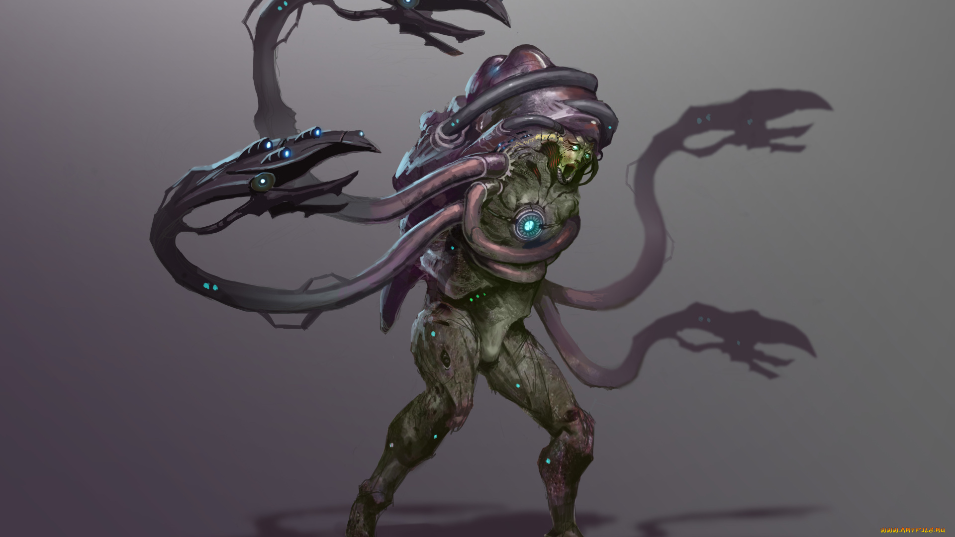 видео, игры, mass, effect, существо, фон