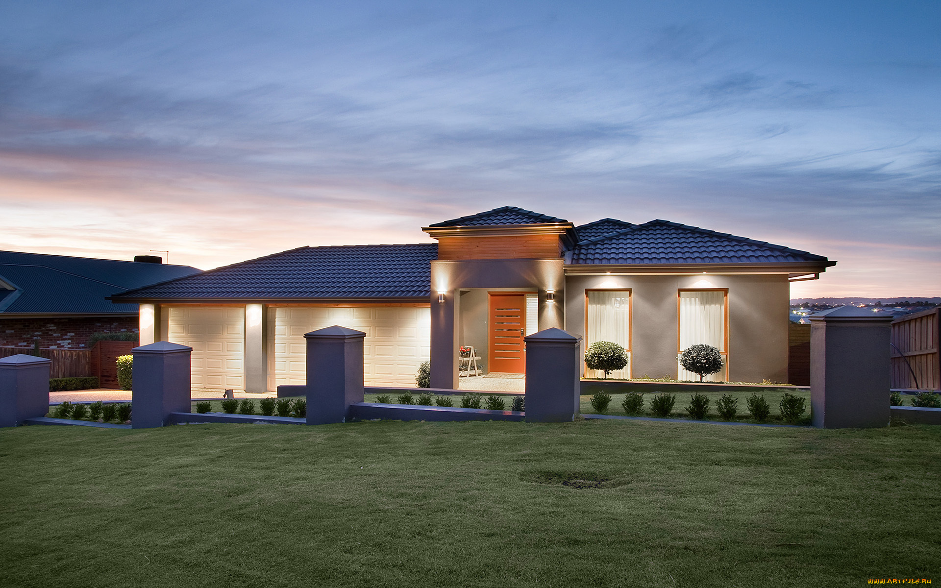 города, -, здания, , дома, окна, дом