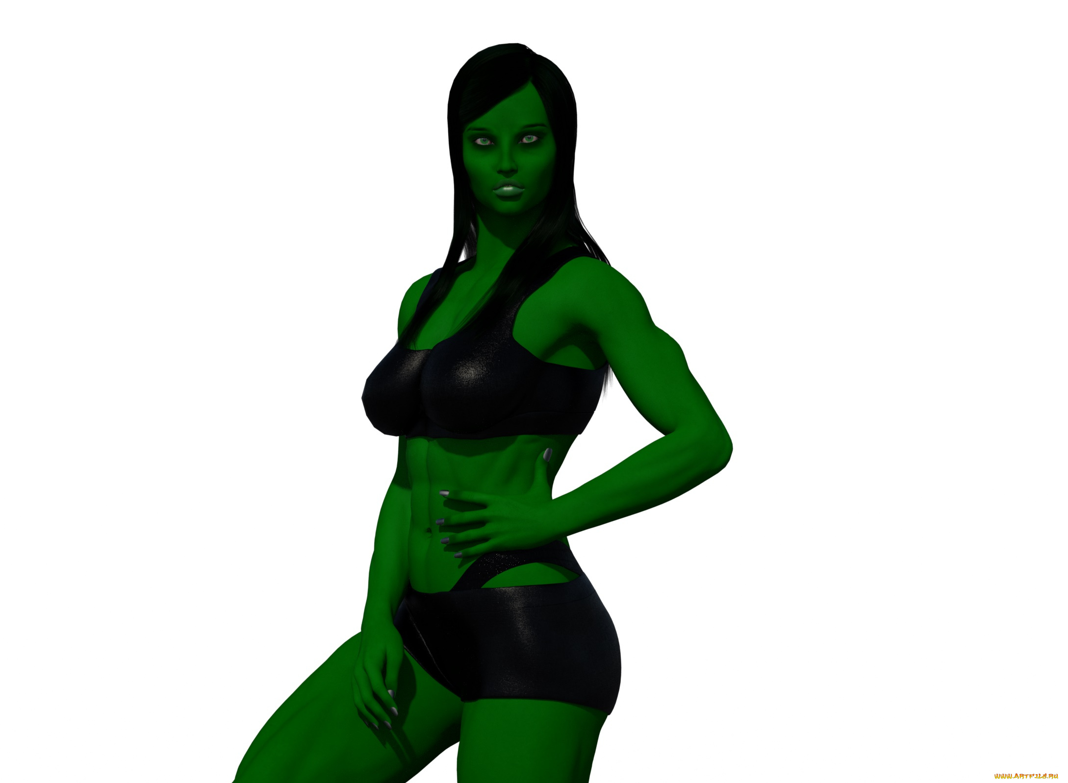 3д, графика, существа, , creatures, халк, фон, взгляд