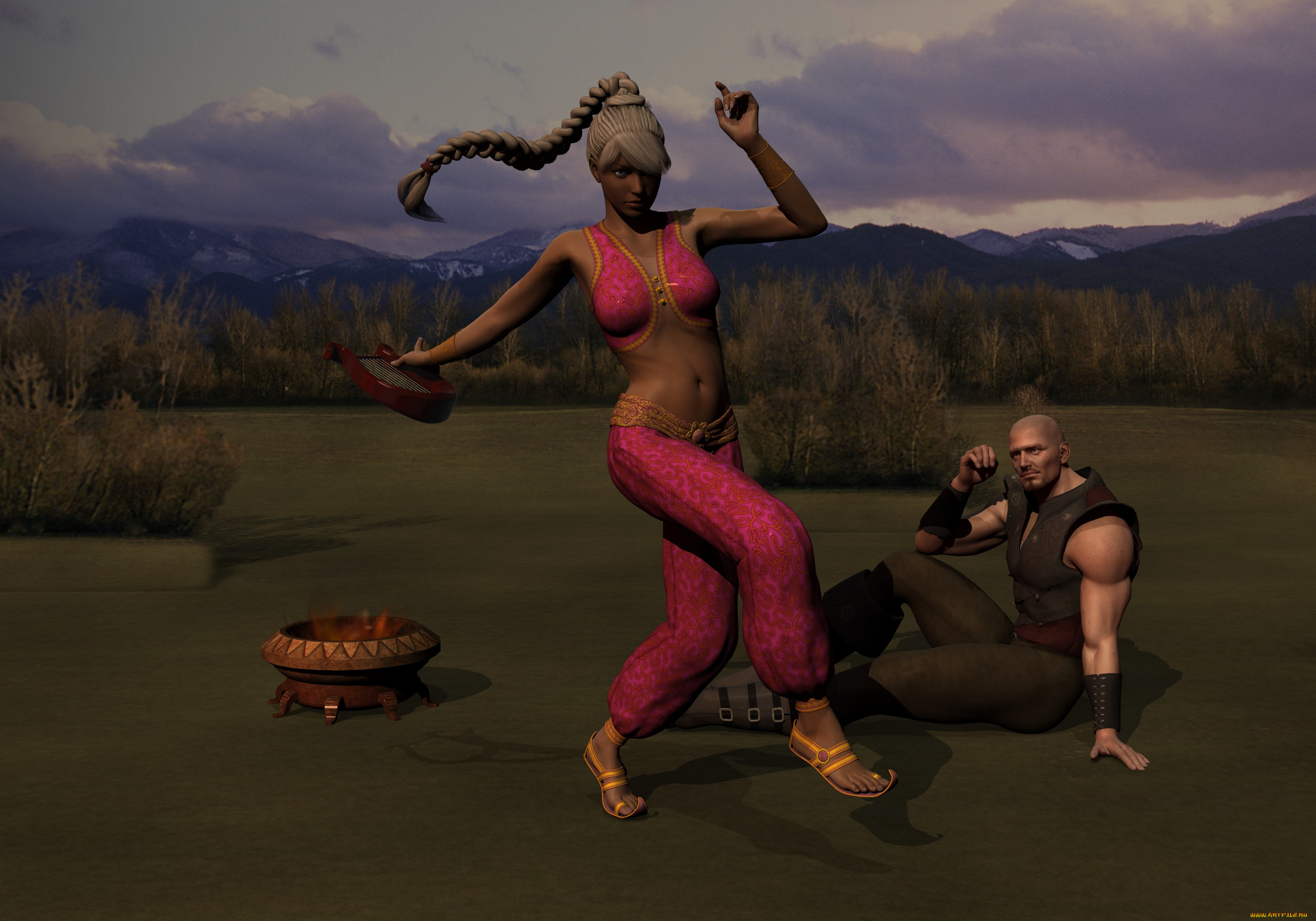 3д, графика, люди, , people, фон, взгляд, девушка