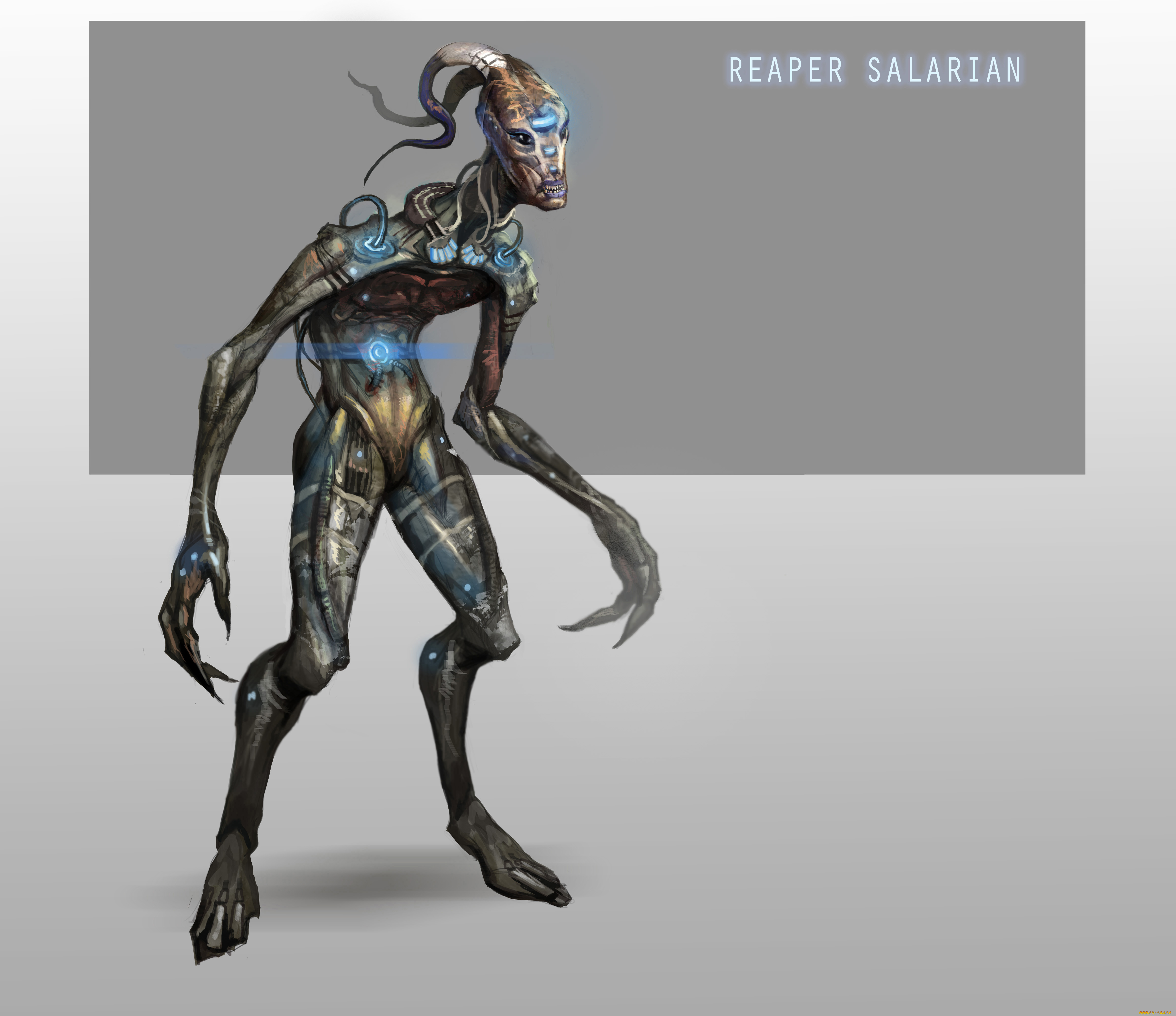 видео, игры, mass, effect, фон, существо