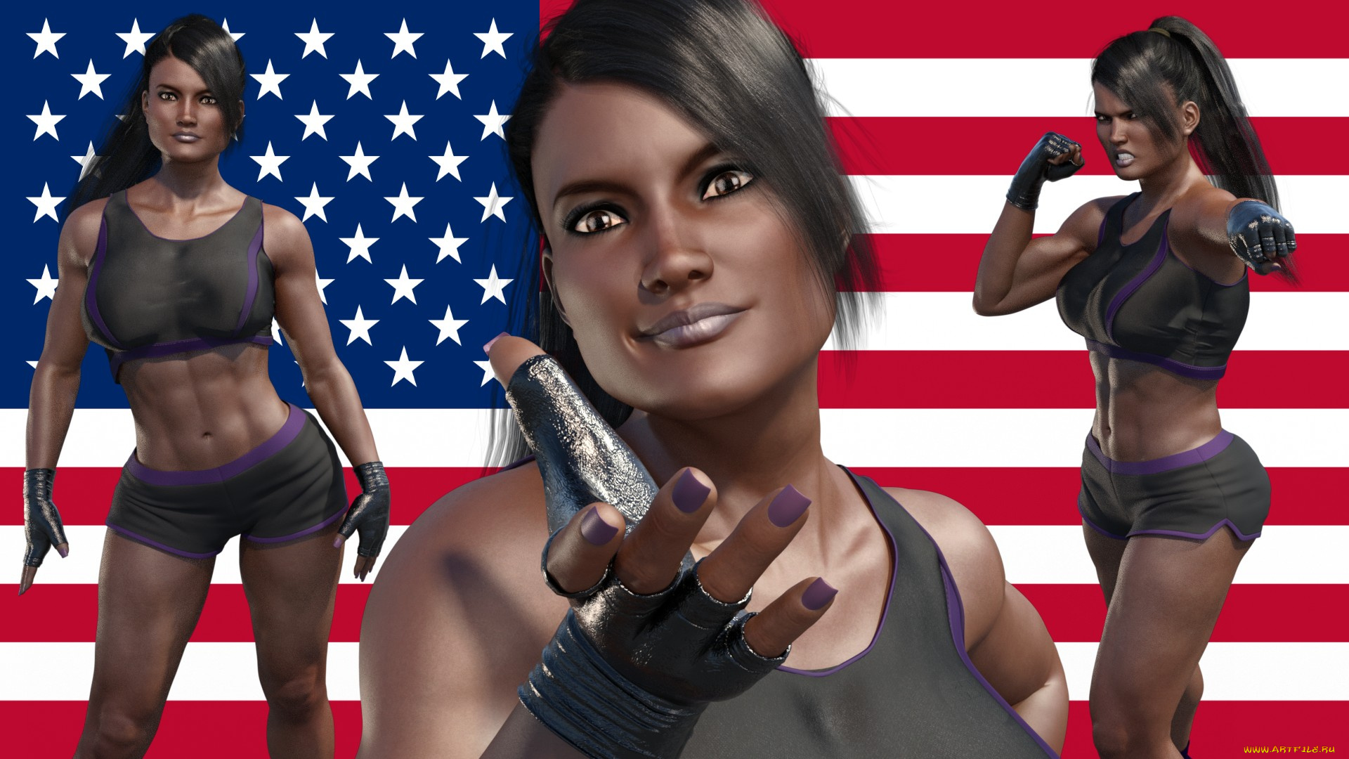 3д, графика, спорт, , sport, девушка, взгляд, фон