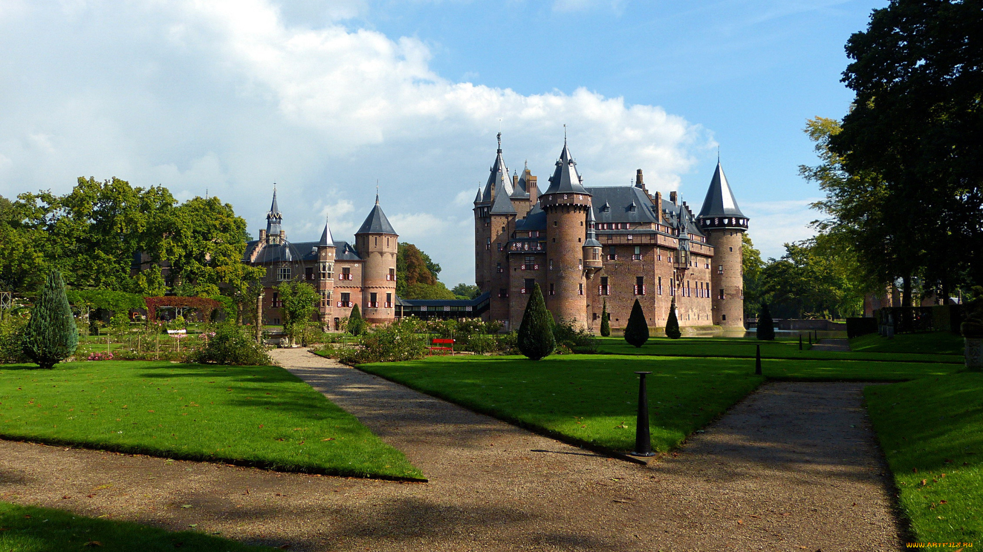 haar, castle, города, замки, нидерландов, haar, castle