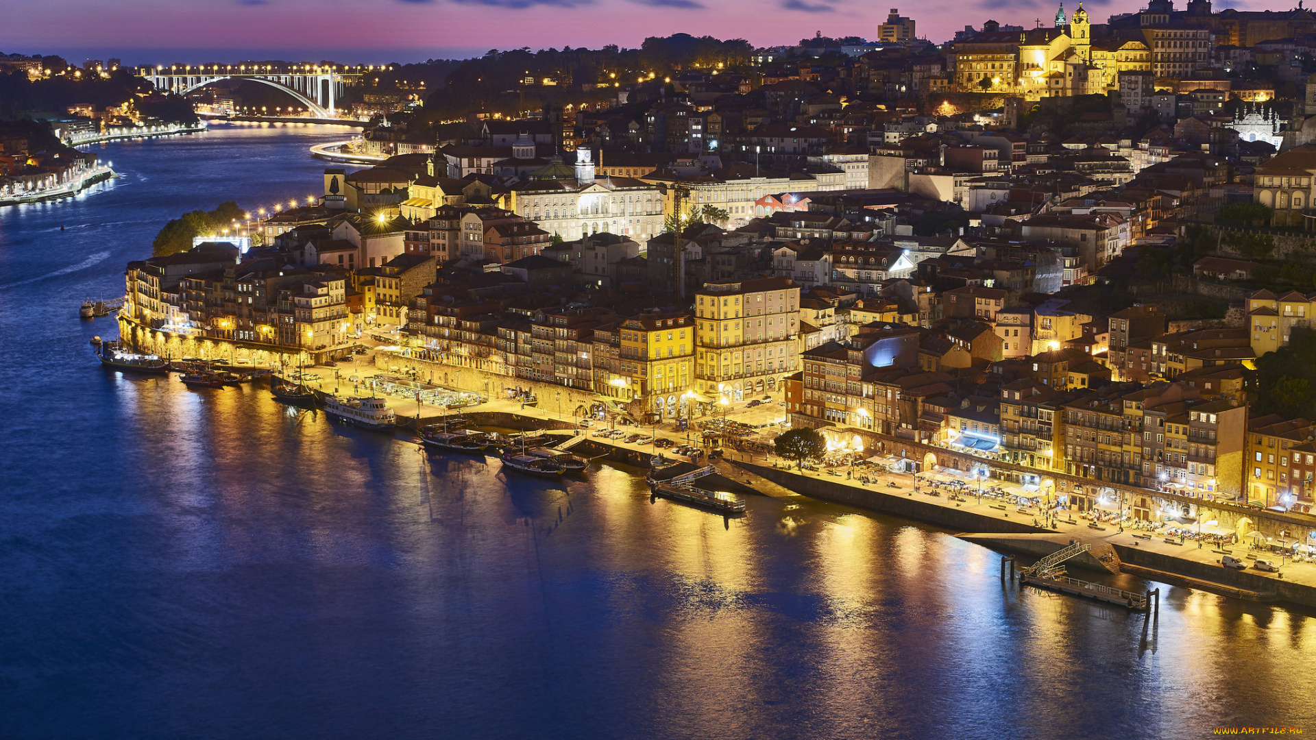 porto, -, portugal, города, порту, , португалия, панорама
