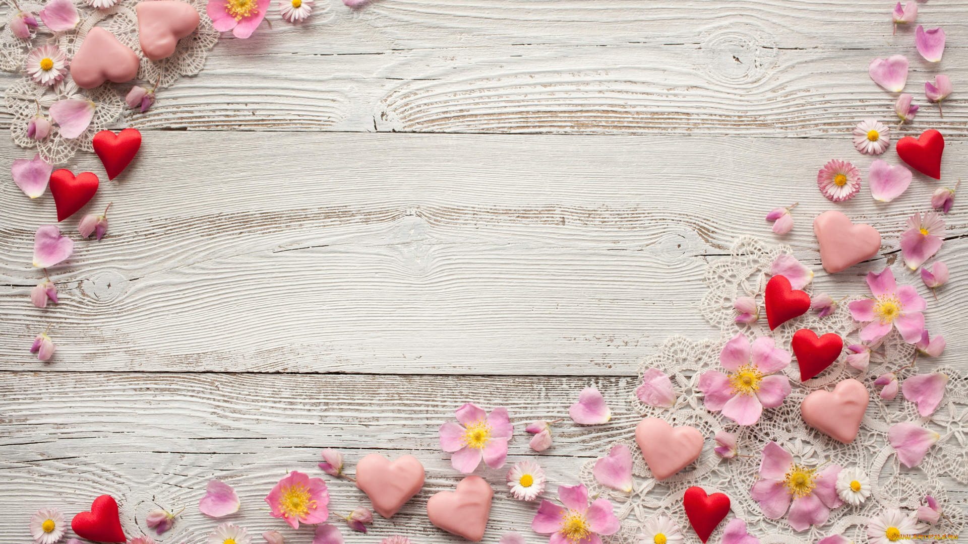 праздничные, день, святого, валентина, , сердечки, , любовь, праздник, пряники, сердечки, цветы, день, святого, валентина