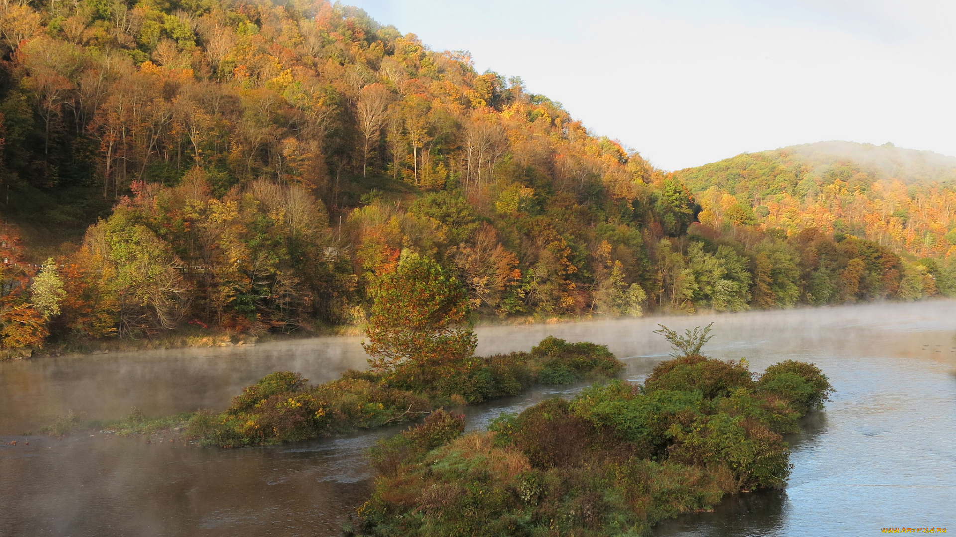 природа, реки, озера, простор