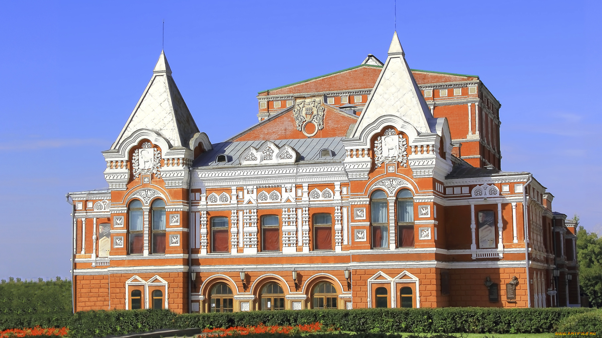 самара, города, -, здания, , дома, россия, театр, здание